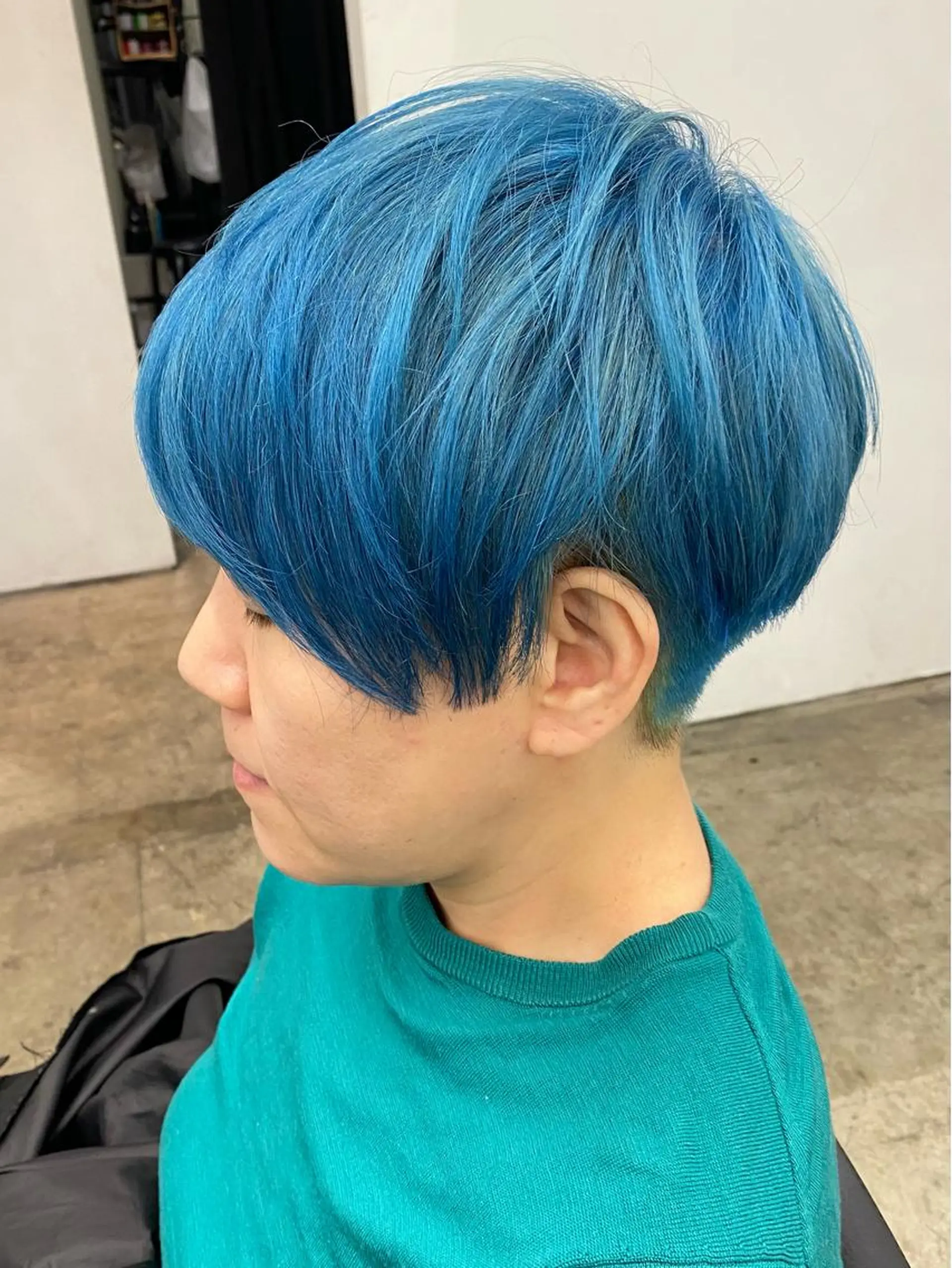 ショート カラー アクアカラー ブルーカラー ショートヘア カット ヘアカラー ［似合わせヘア］ ✂︎OGURO✂︎のヘアスタイル