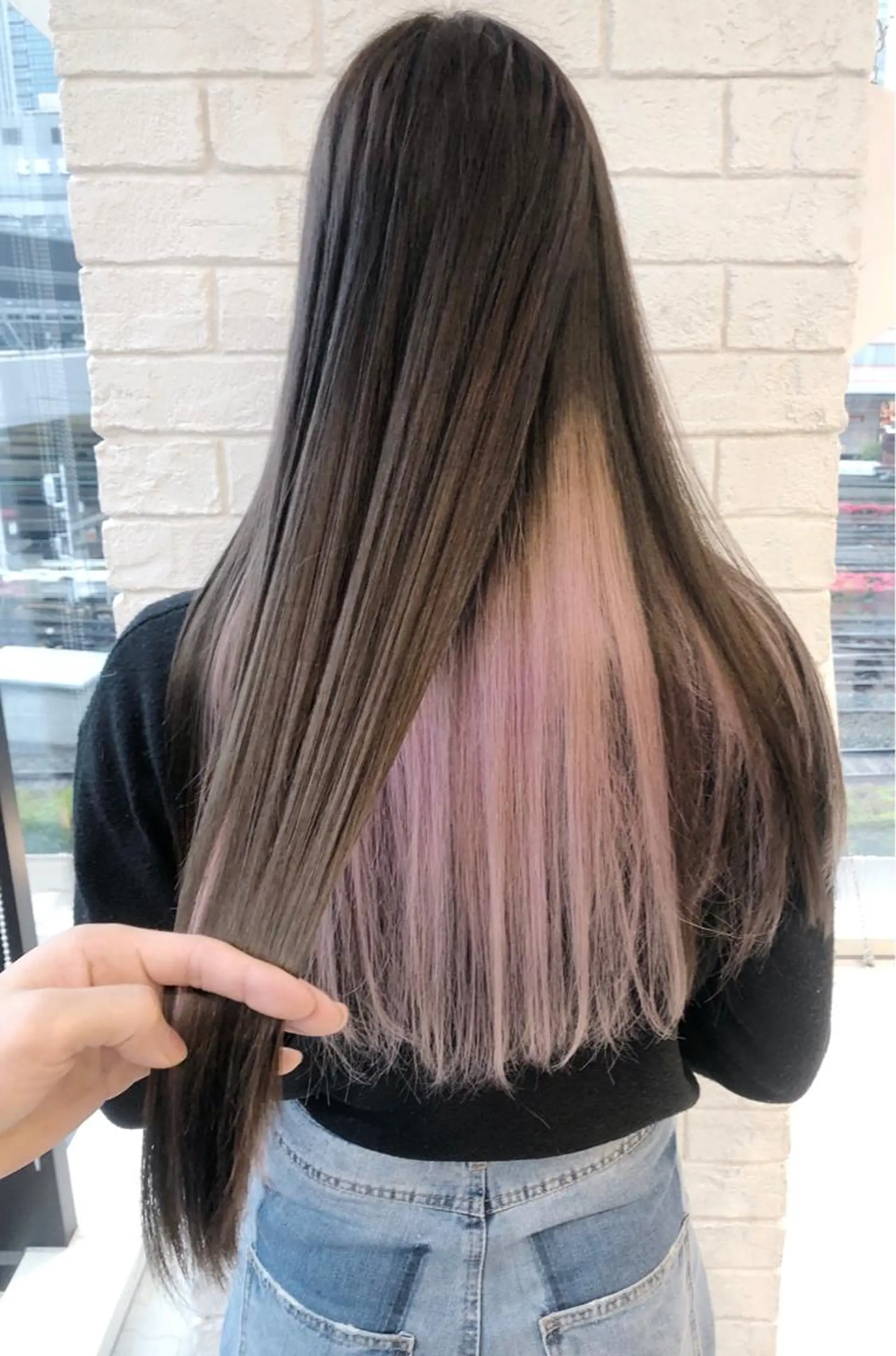 ロング カラー ピンクカラー ホワイトピンク OTAKU HAIR STUDIO所属・shin✨今月注目✨ スタイリスト（急募）のヘアスタイル