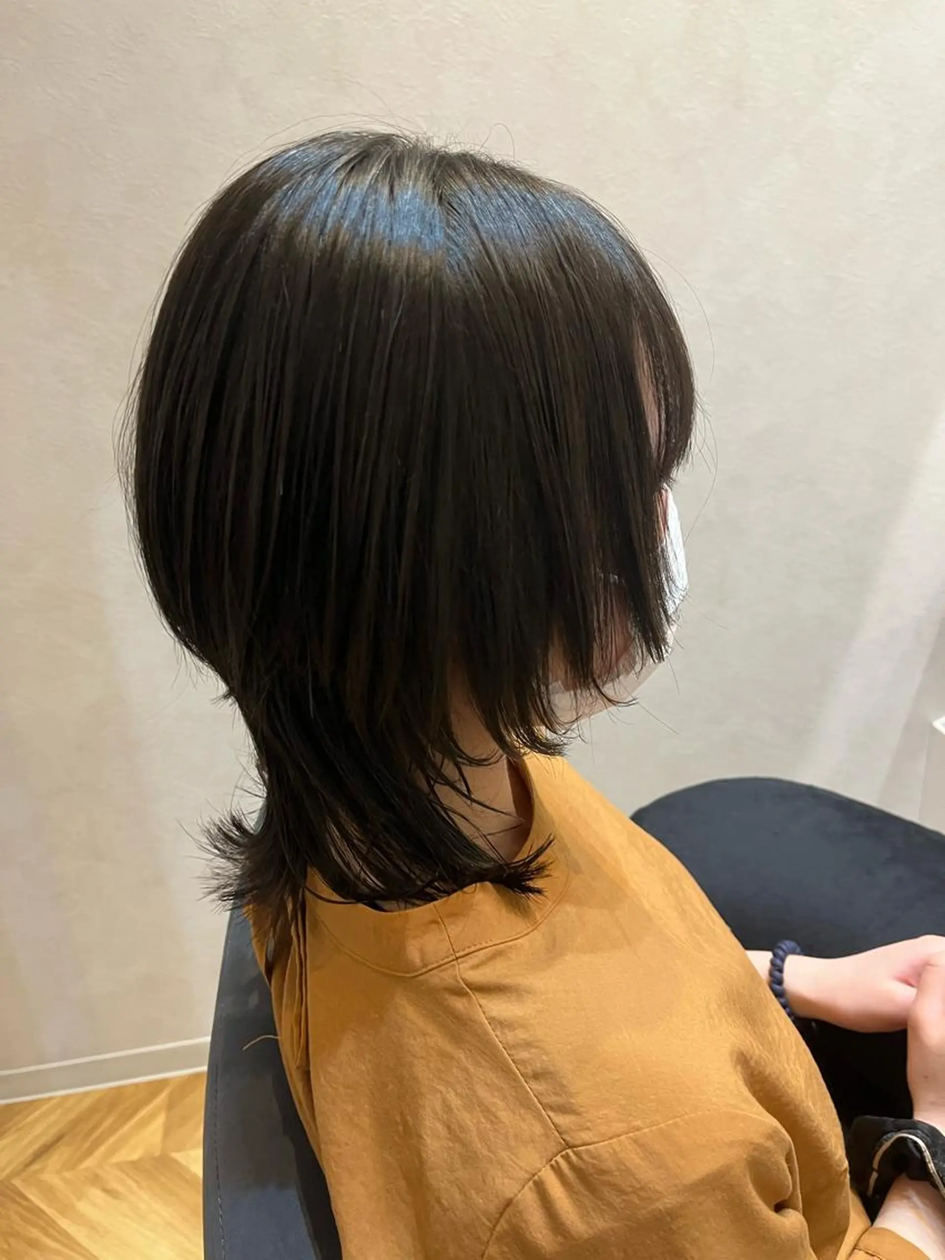 ミディアム ミディアムパーマ ボブ ハイライト 髪質改善 韓国風ヘア N°number大分 ナンバーmikotoのヘアスタイル