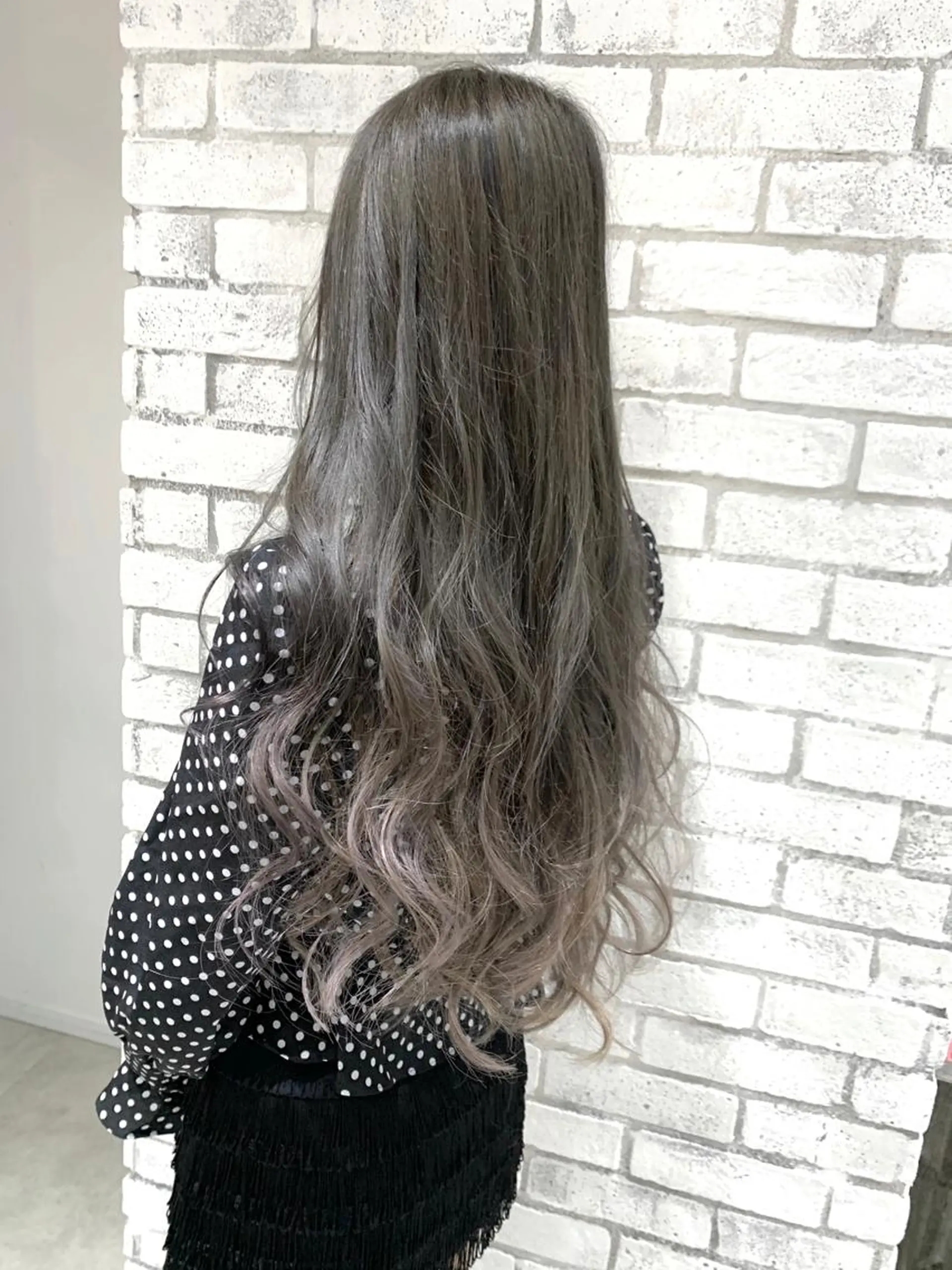 ロング カラー パーマ ヘアアレンジ アディクシーカラー グラデーションカラー グレージュ ヘアカラー トリートメント filo byFeria渋谷所属・縮毛矯正/美髪 髪質改善/石田幸輔のヘアスタイル