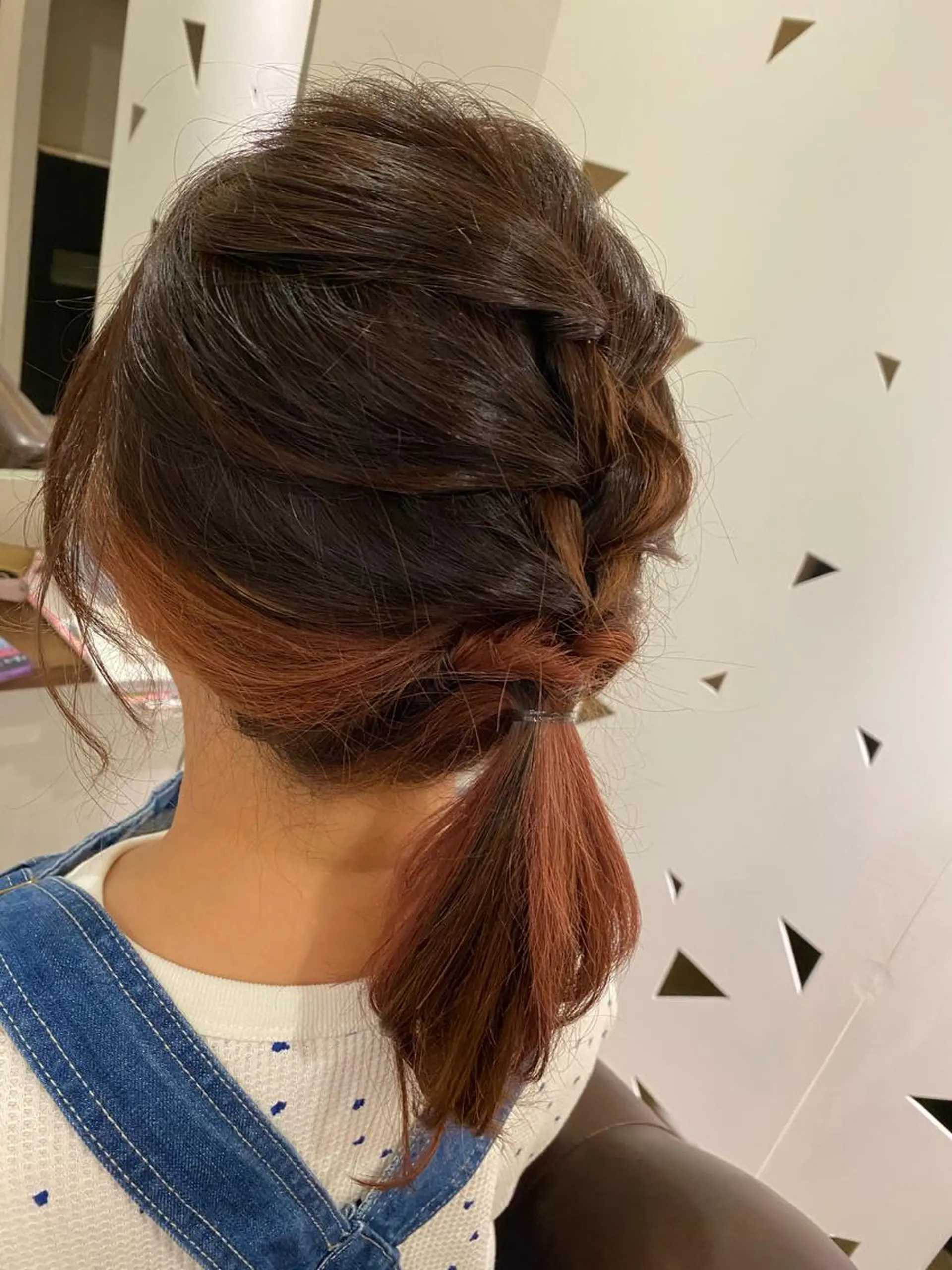 ミディアム カラー Rely 美空のヘアスタイル