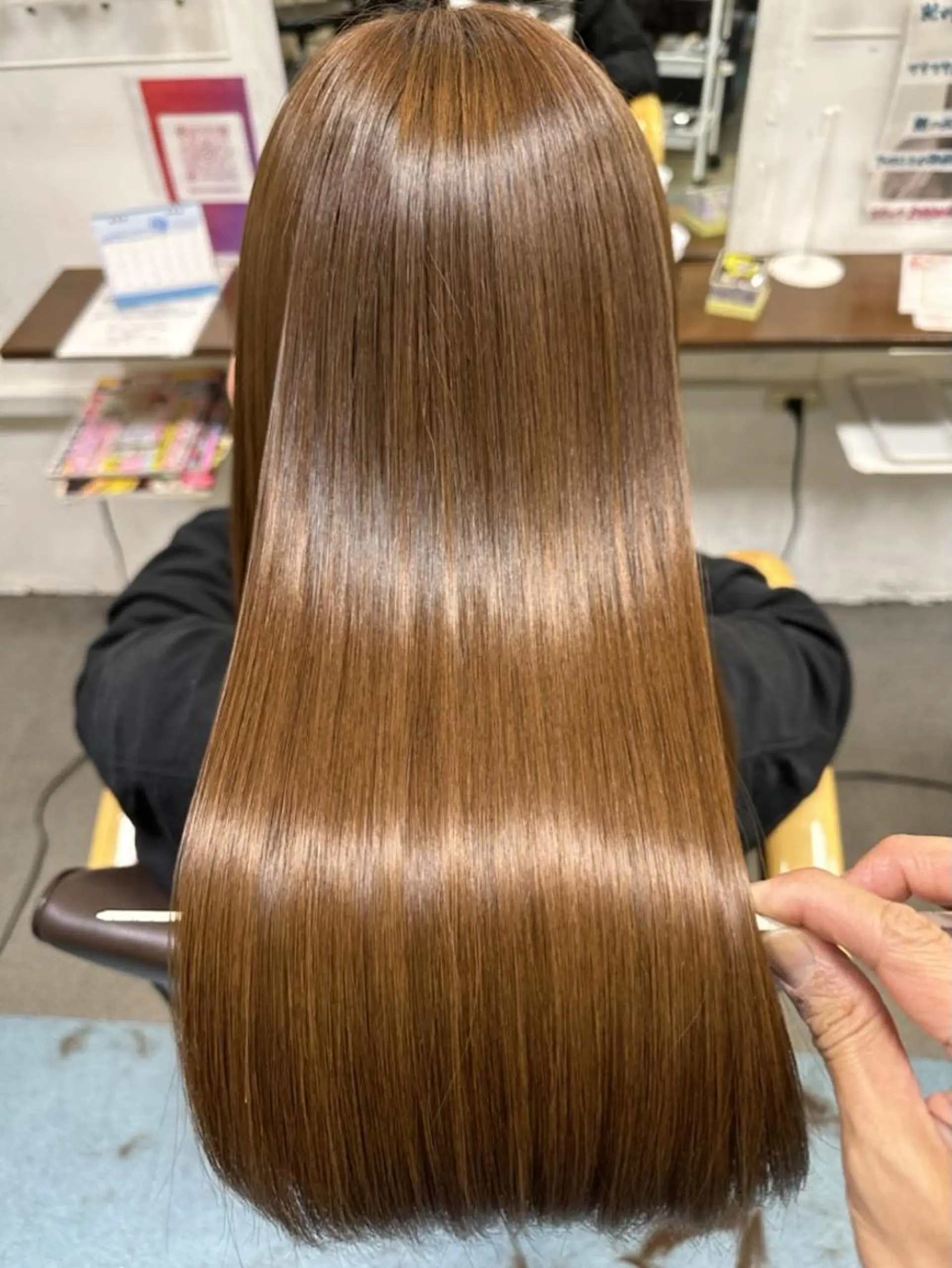 ロング 髪質改善 根本 愛優のヘアスタイル