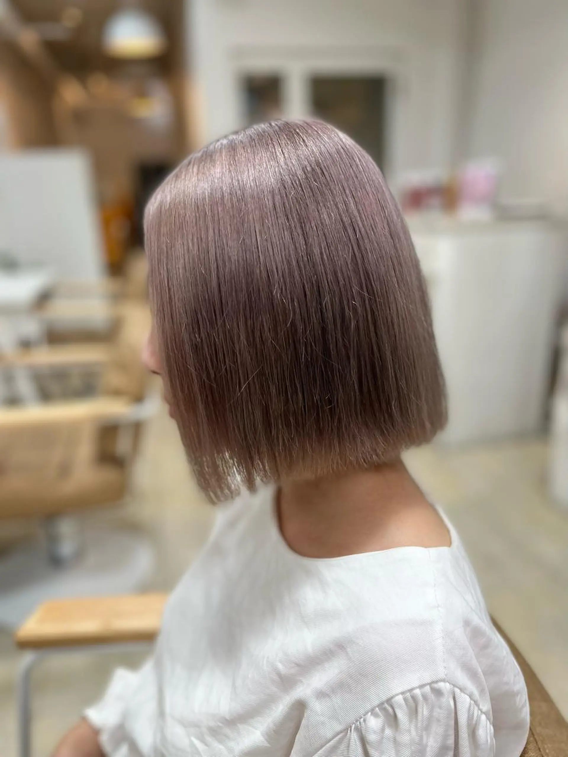ミディアム カラー パーマ ヘアアレンジ メンズ キッズ ネイル マツエク・マツパ アイブロウ ヘアカラー トリートメント ブリーチ特化型✂️ ハイトーンカラー👨のヘアスタイル