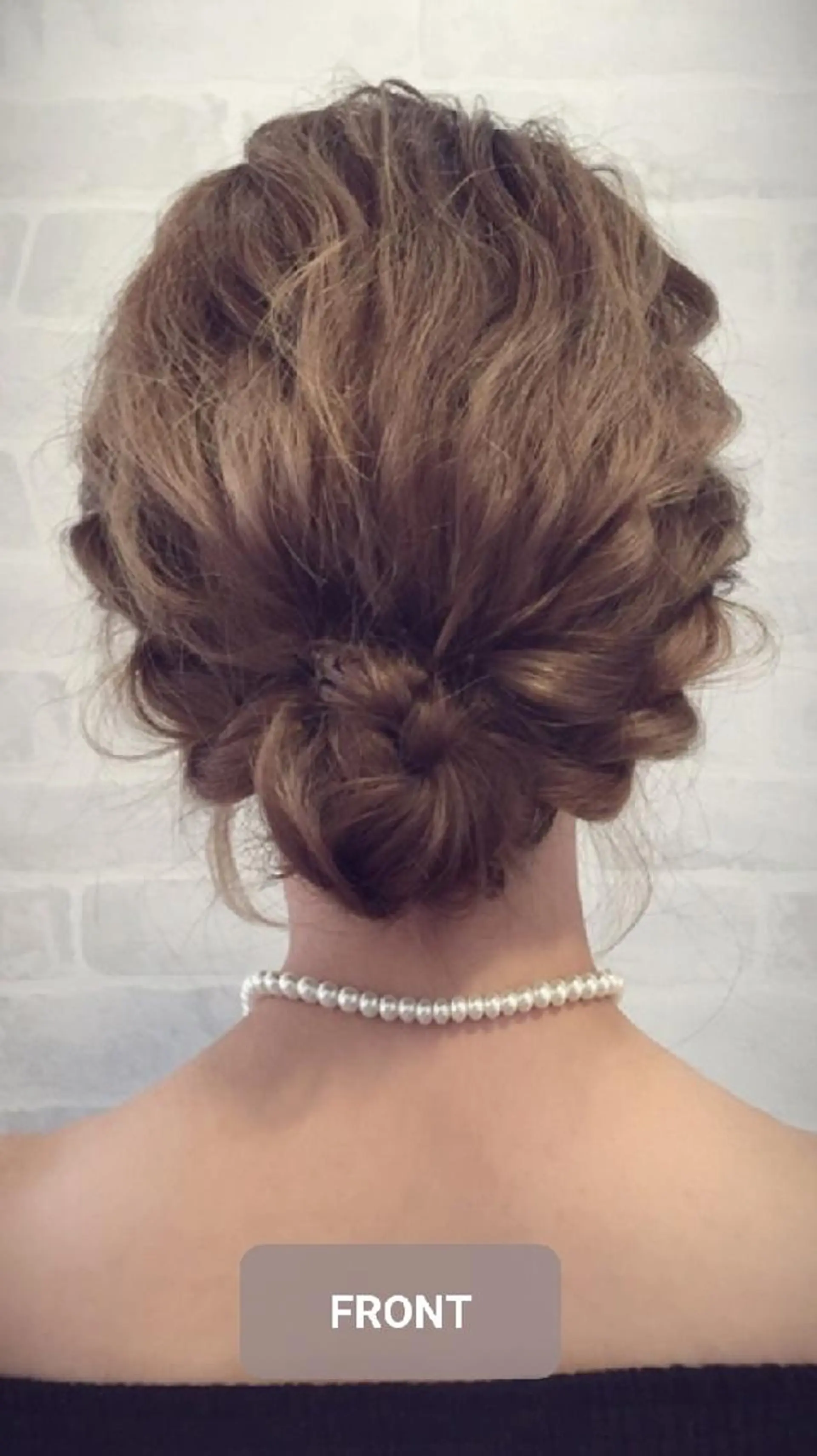 セミロング カラー パーマ ヘアアレンジ キッズ ネイル メンズ マツエク・マツパ 結婚式・ブライダル 結婚式・ブライダル ブライダルネイル Siq  FMのヘアスタイル