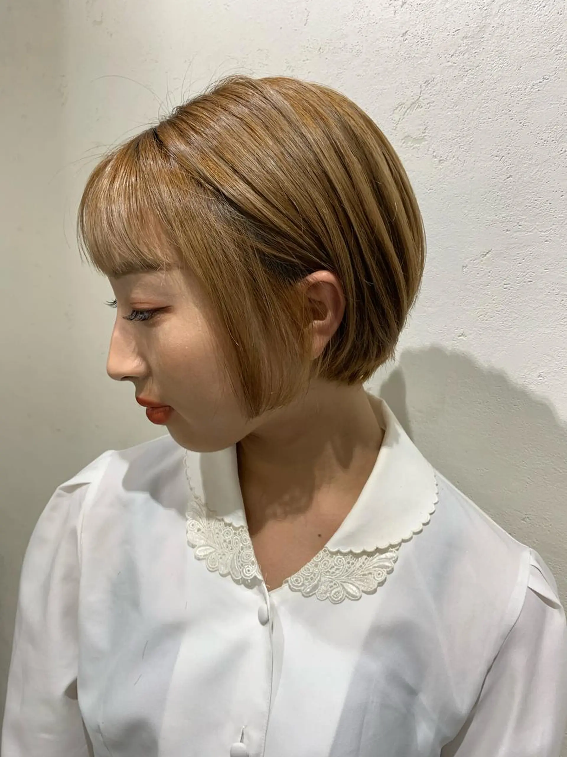 ショート ショートボブ ボブ ショートヘア 髪質改善 上品艶感カラーのヘアスタイル