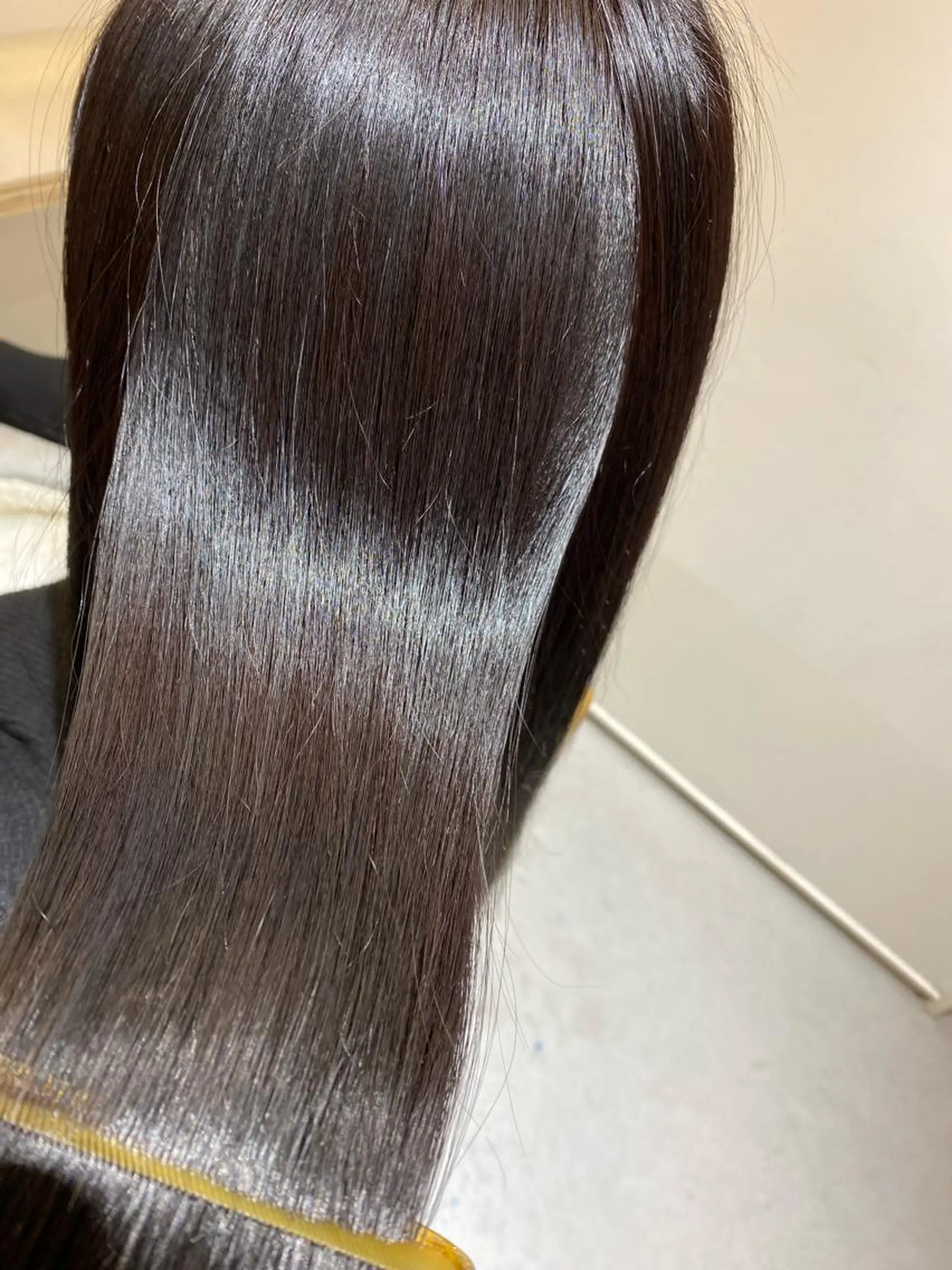 ロング カット 縮毛矯正 トリートメント 前田 美桜のヘアスタイル