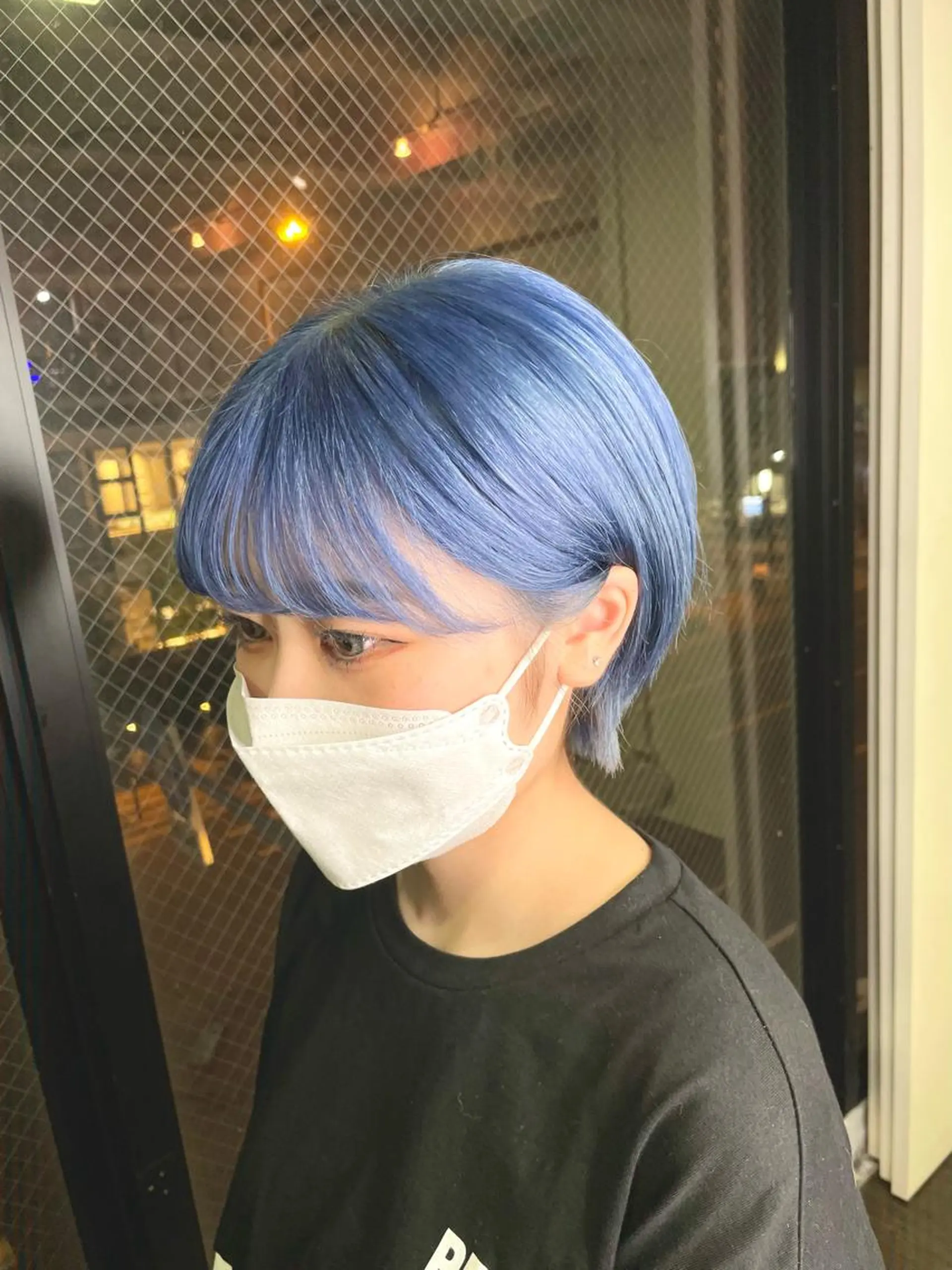 ショート カラー アッシュ バレイヤージュ ベージュカラー 黒髪 ブリーチ Carpe Diem所属・安田和洋 ブリーチカラー特化のヘアスタイル