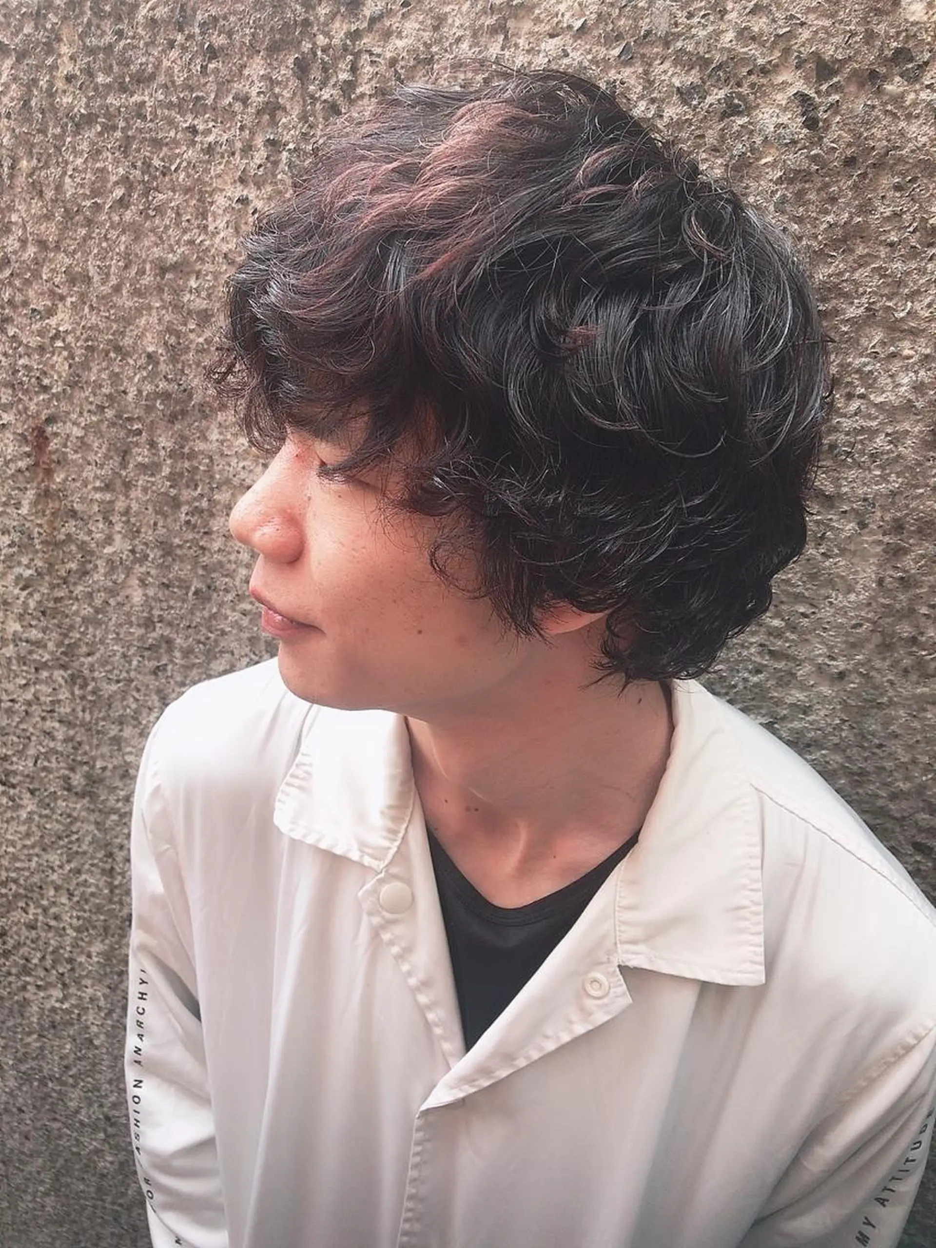 ショート カラー パーマ ヘアアレンジ メンズ メンズパーマ カット パーマ CHIC share salon所属・ちこ .のヘアスタイル