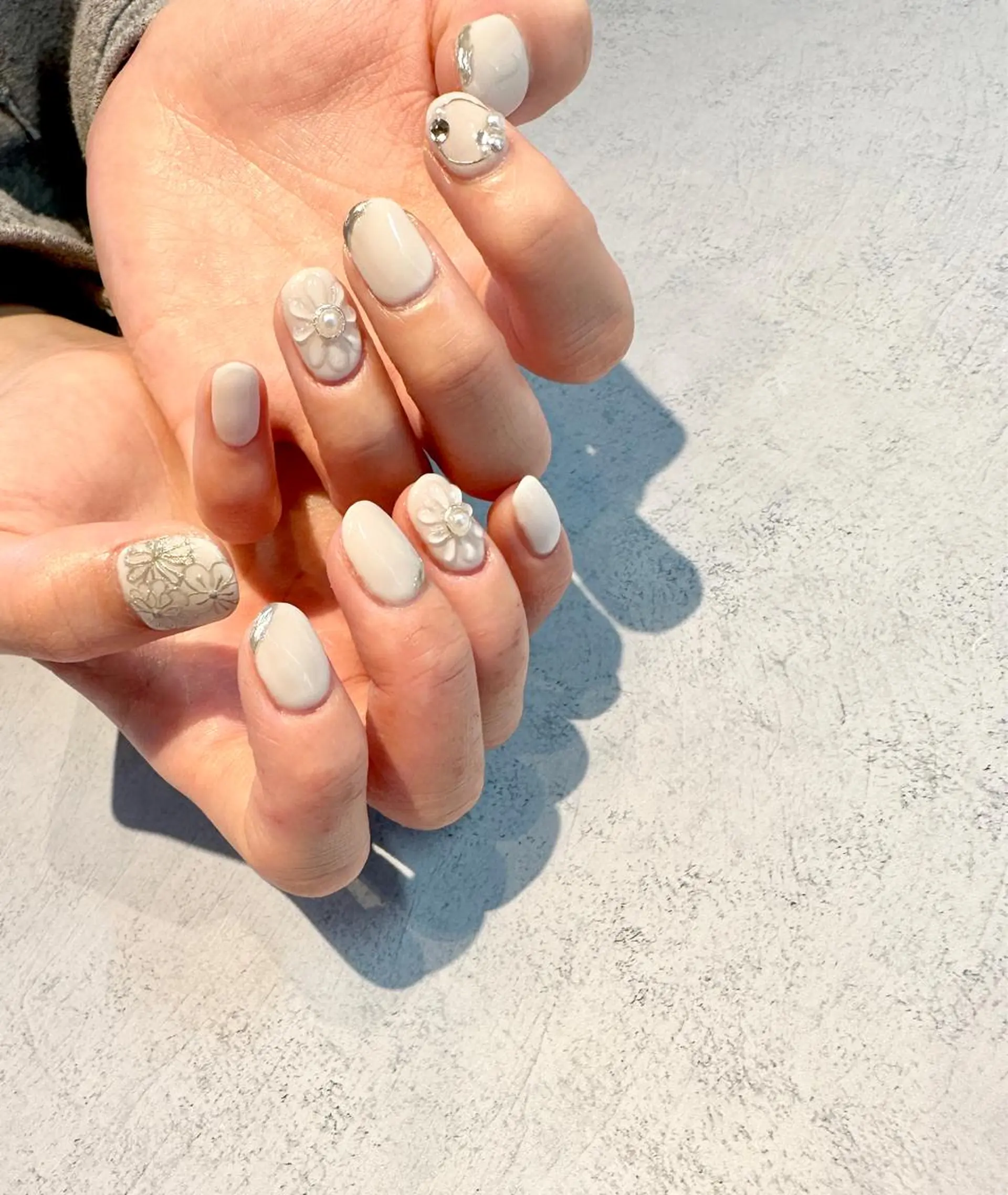 ネイル ミラーネイル 持ち込み ワンカラーネイル ハンドネイル Baden Nail ﾊﾞ-ﾃﾞﾝ ﾈｲﾙのネイルデザイン