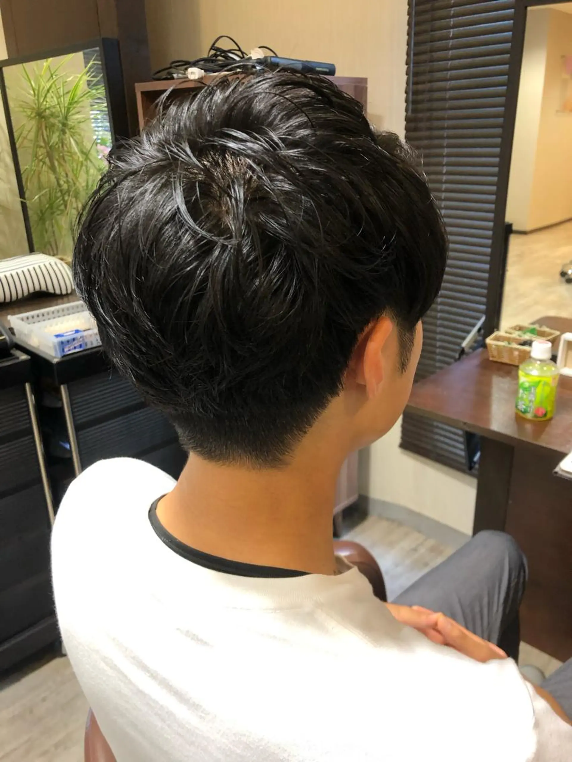 ショート カラー ヘアアレンジ メンズ PALETTE(パレット)所属・SHIORI💜艶々 柔らかカラーへ💜のヘアスタイル