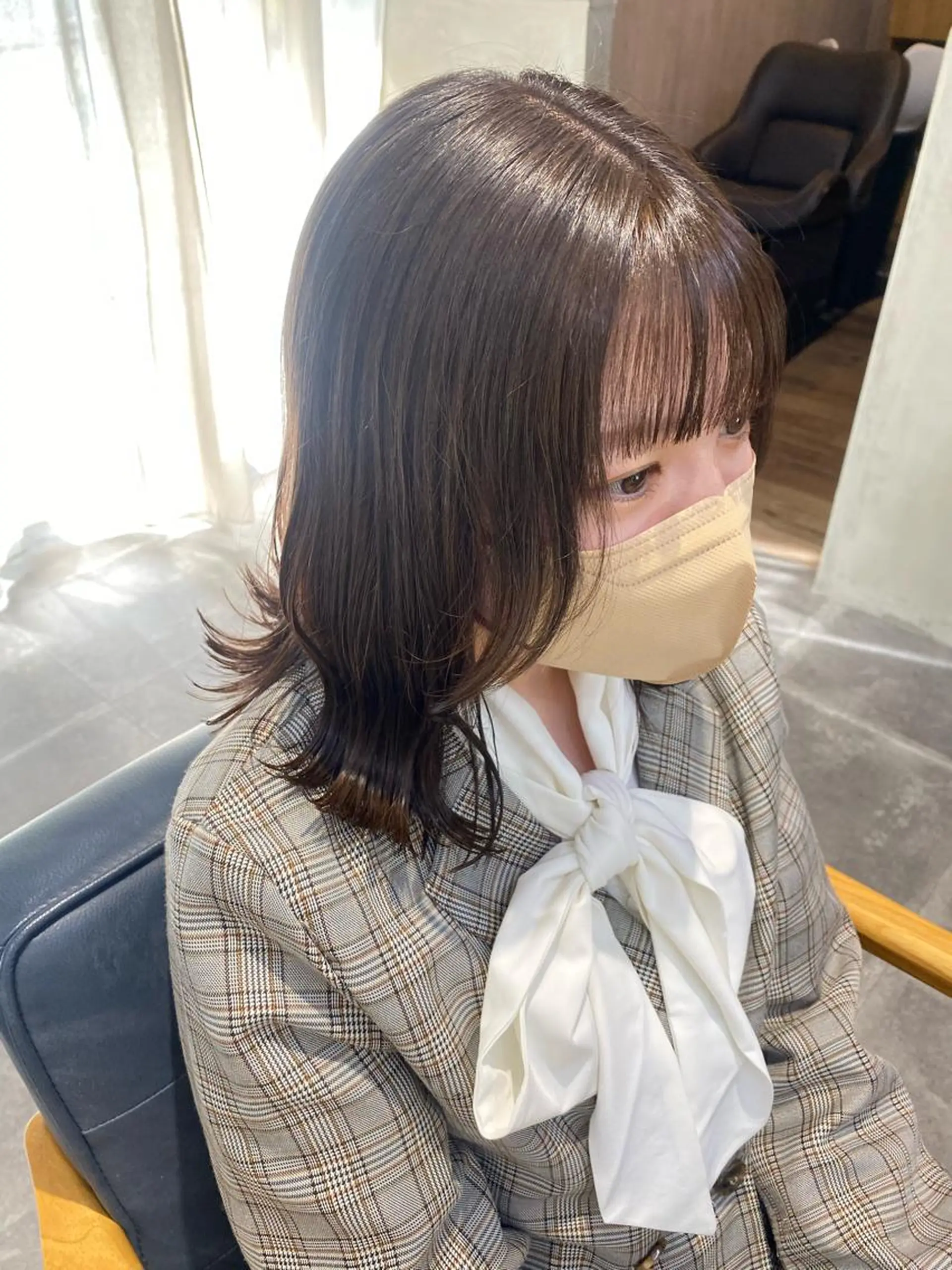 ミディアム カラー 韓国×髪質改善カラー 💎hinaのヘアスタイル