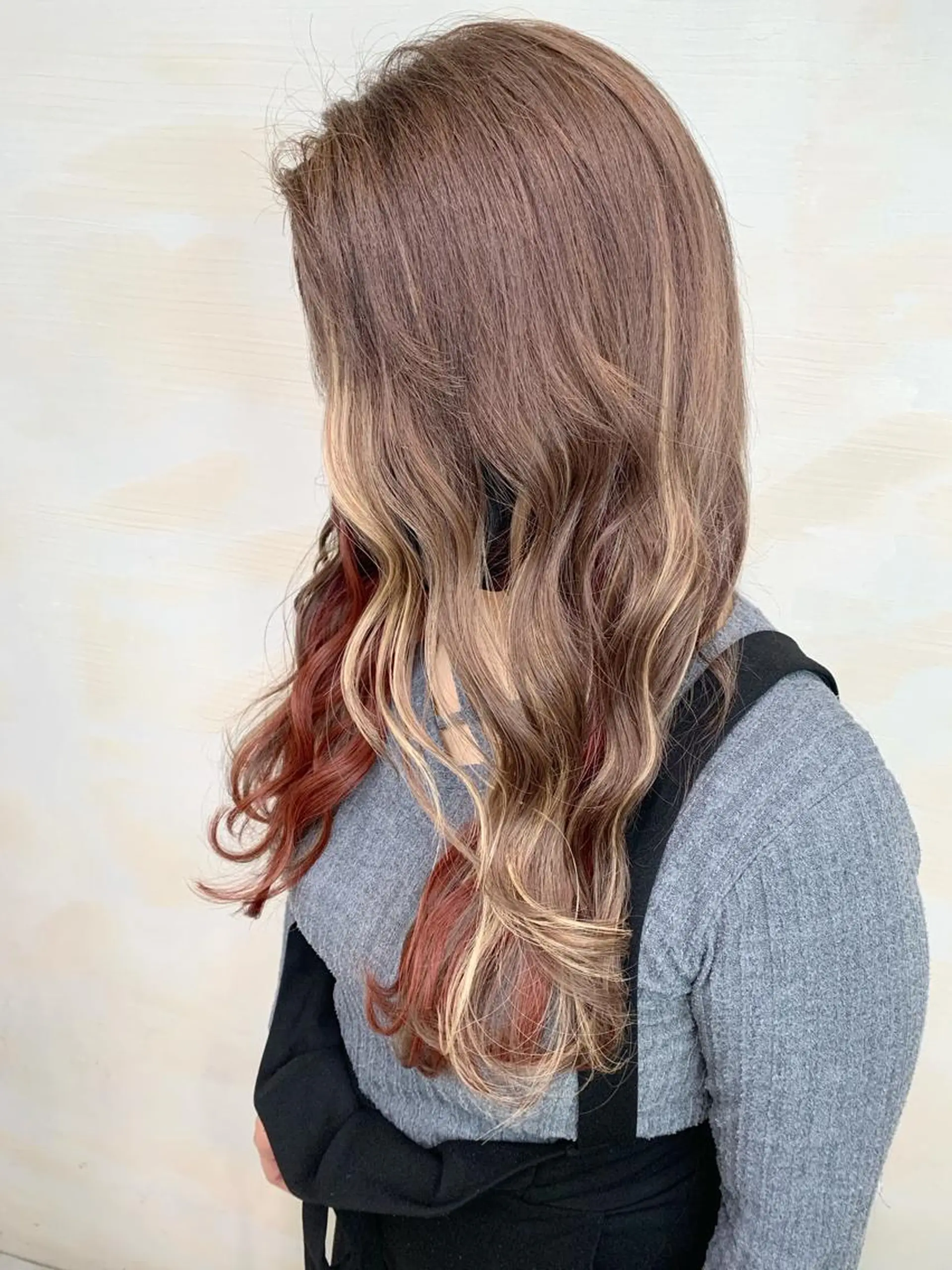 ロング カラー ハイライトカラー エクステ ハイライト stylist Yumaのヘアスタイル