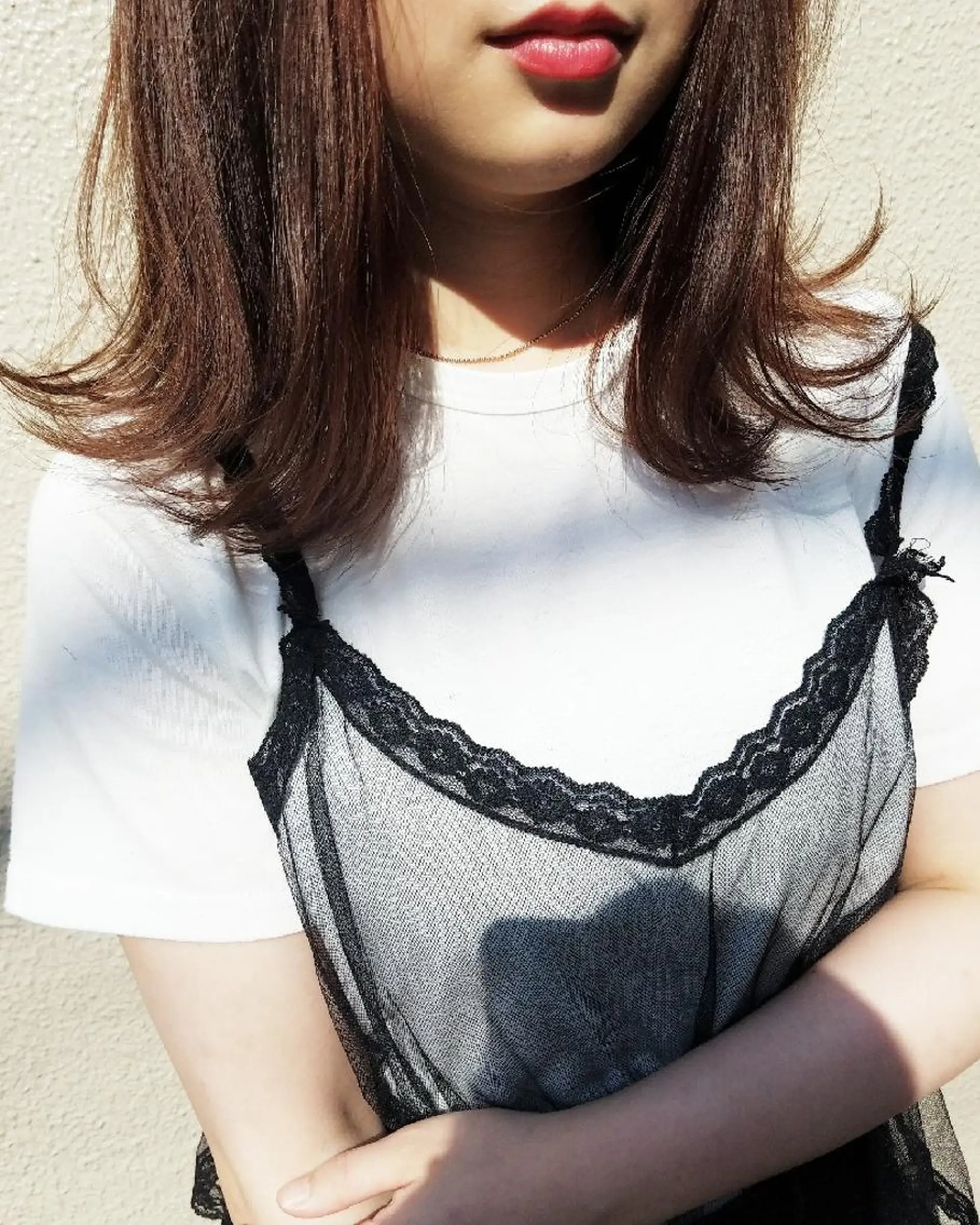 ミディアム 外ハネヘア Musiiik ホンダリサコのヘアスタイル