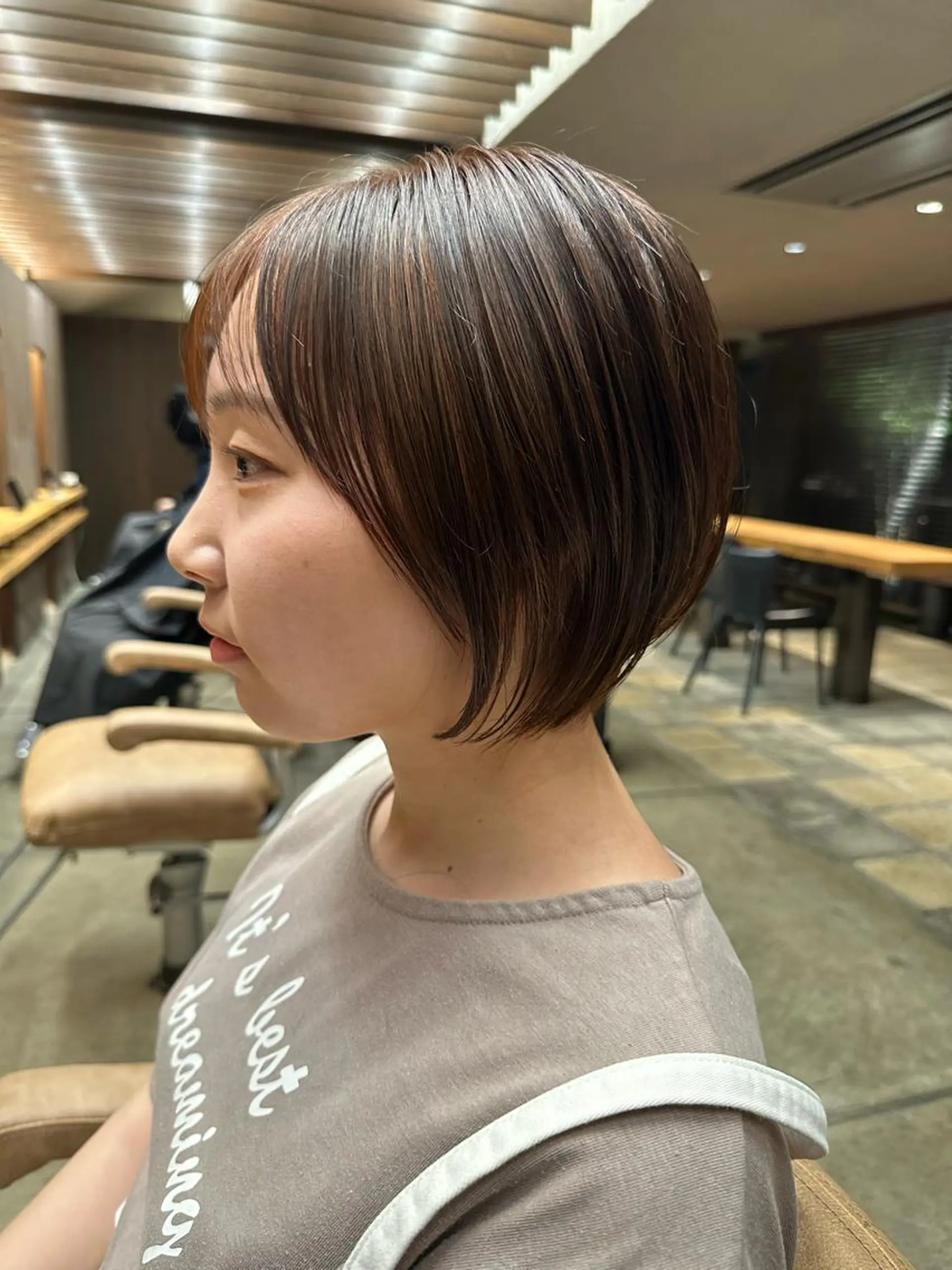 ショート カラー ショートボブ ボブ ショートヘア カット ヘアカラー トリートメント 似合わせ松本 容政のヘアスタイル