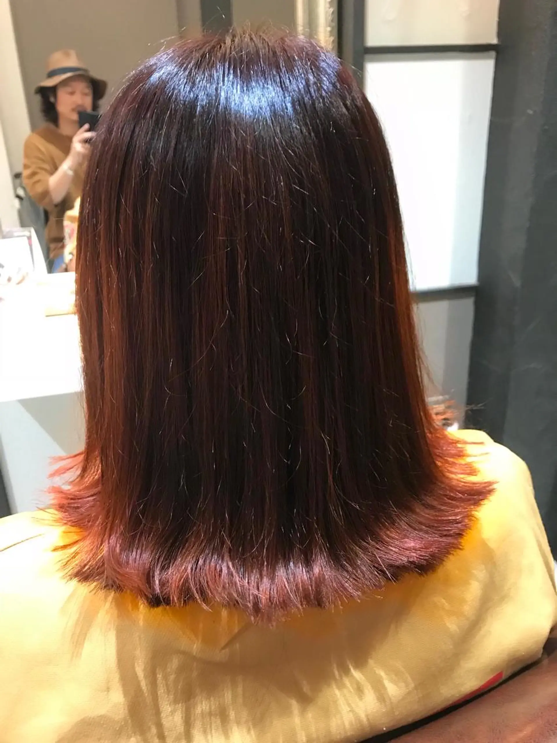 ミディアム カラー ヘアカラー トリートメント Avery NEWYORK所属・Avery SHINのヘアスタイル