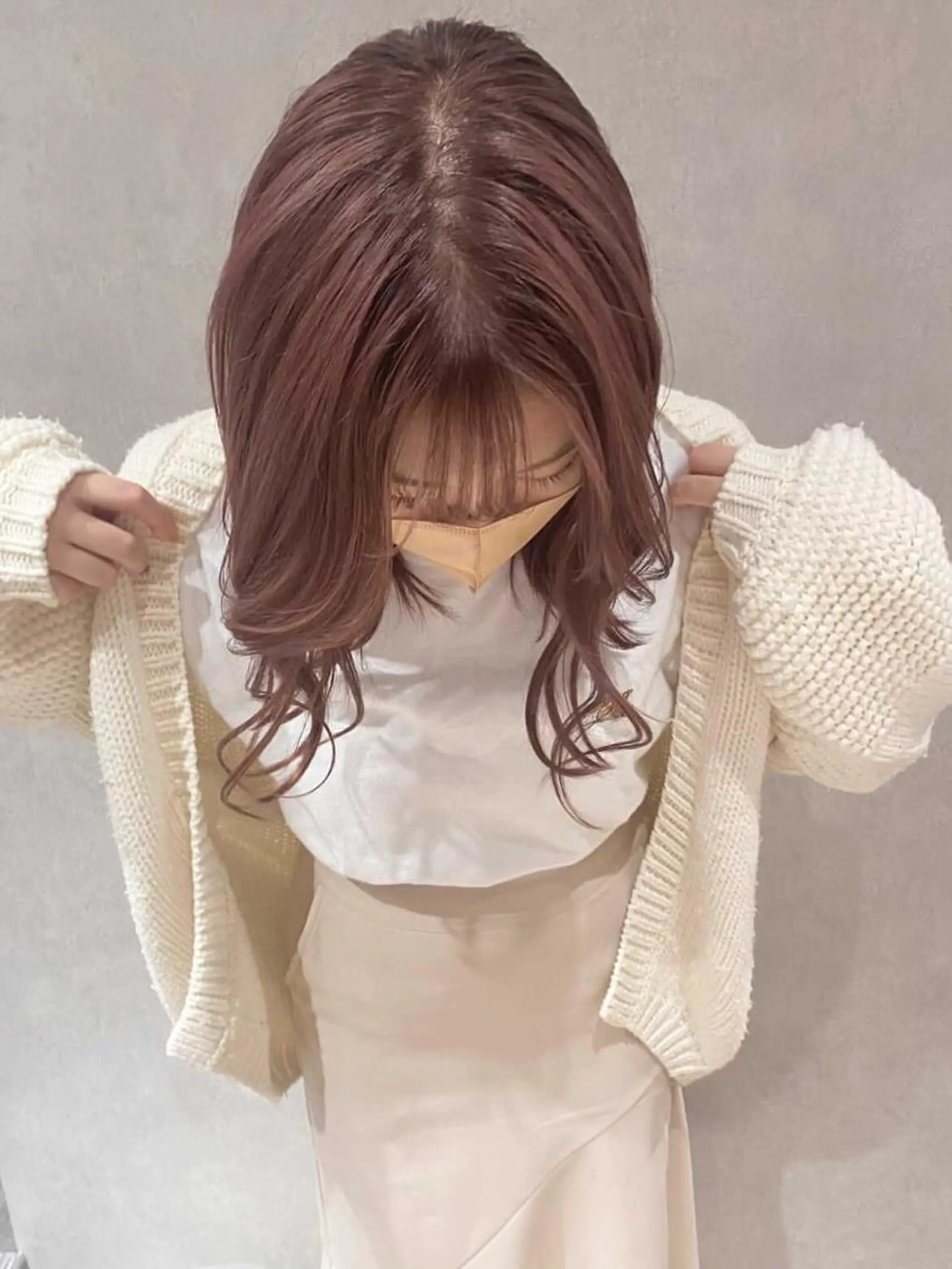 セミロング カラー ヘアアレンジ カット トリートメント 酸性縮毛矯正 梅田茶屋町 Juriのヘアスタイル