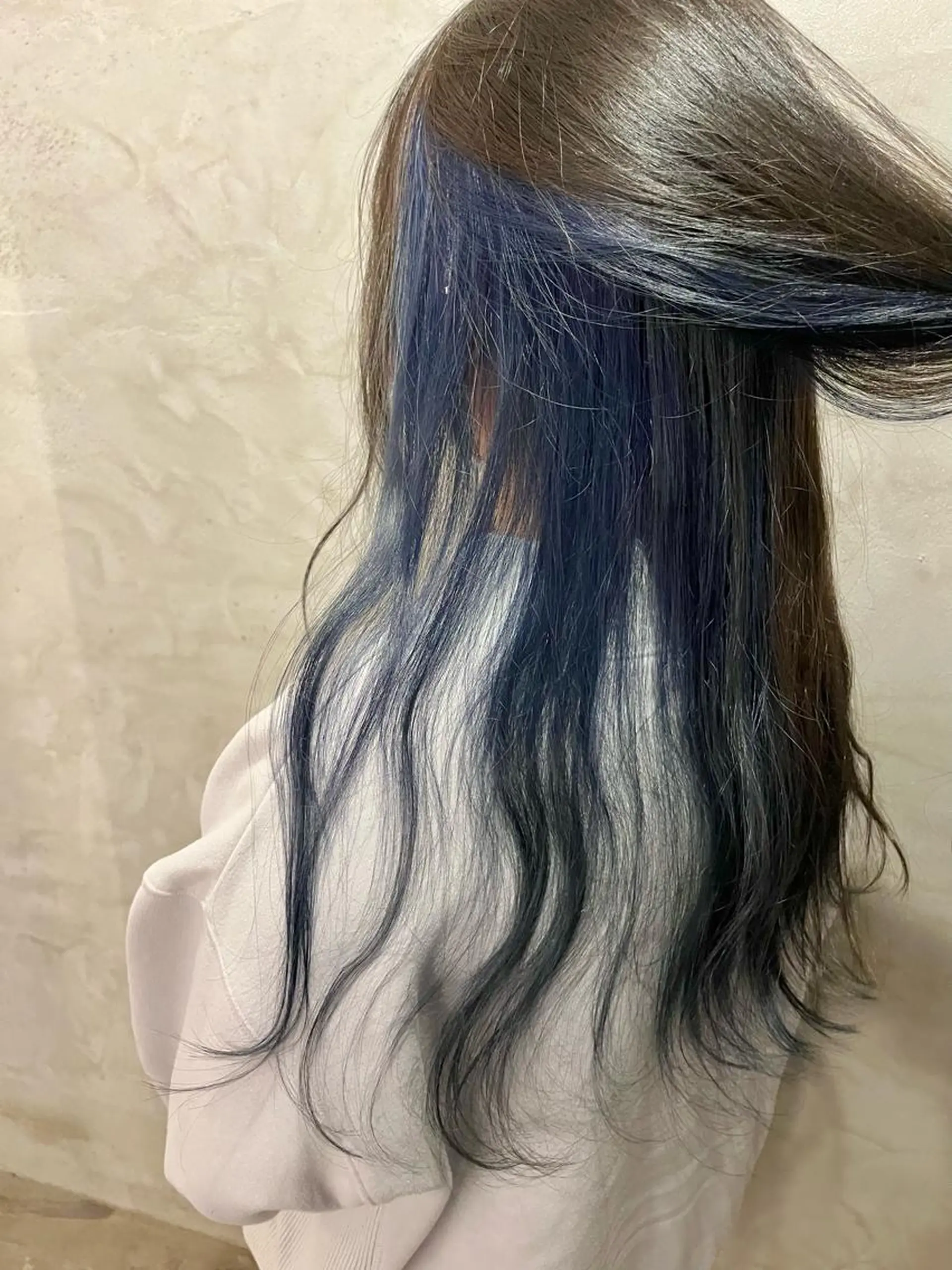 カラー ブルーカラー ヘアカラー FUJINO RYOのヘアスタイル
