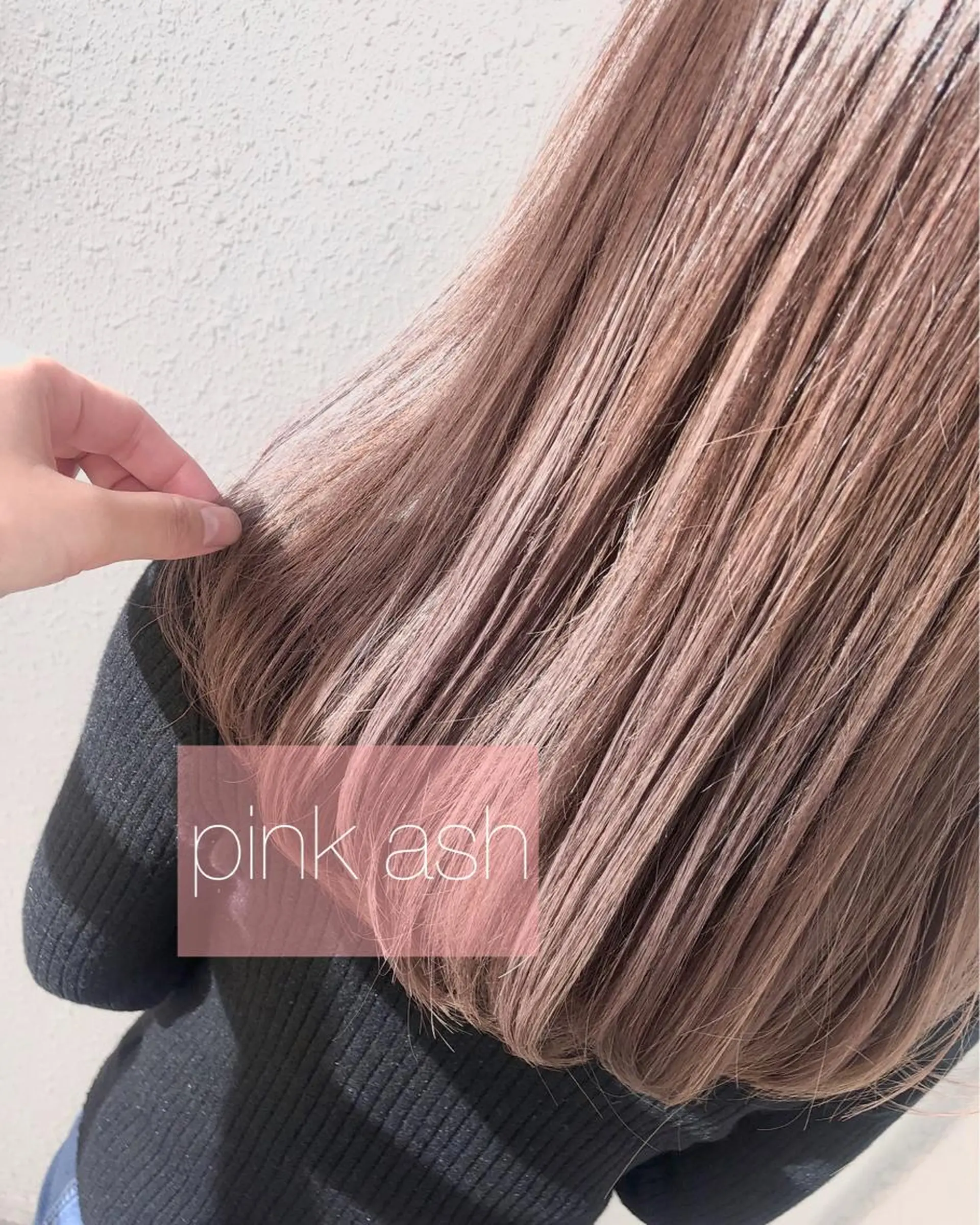 セミロング カラー ブリーチ 後藤紗英/髪質改善 /オリーブベージュのヘアスタイル