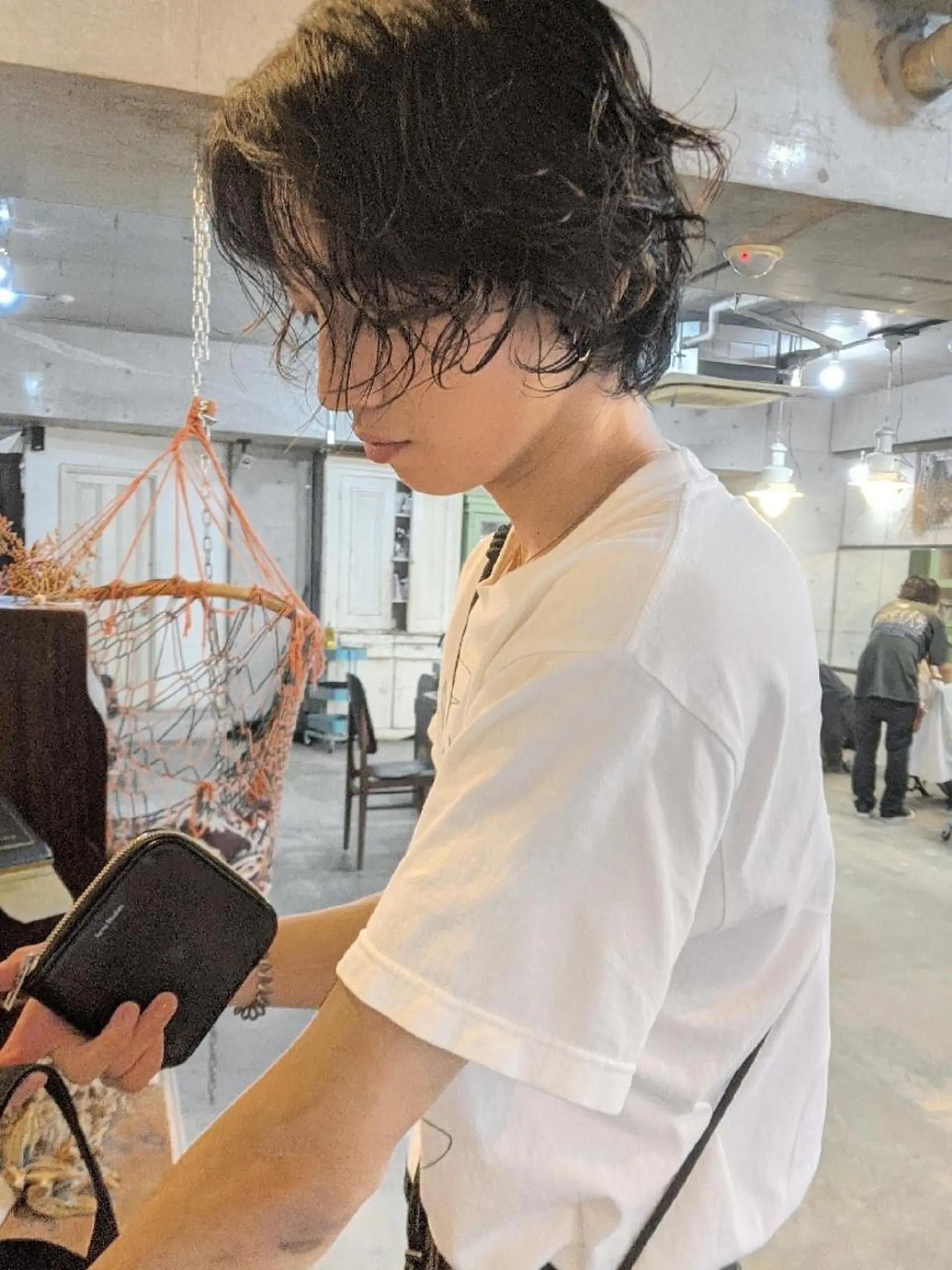 ショート パーマ メンズ 南堀江 möwen ( メーヴェ )所属・mowen RUIのヘアスタイル