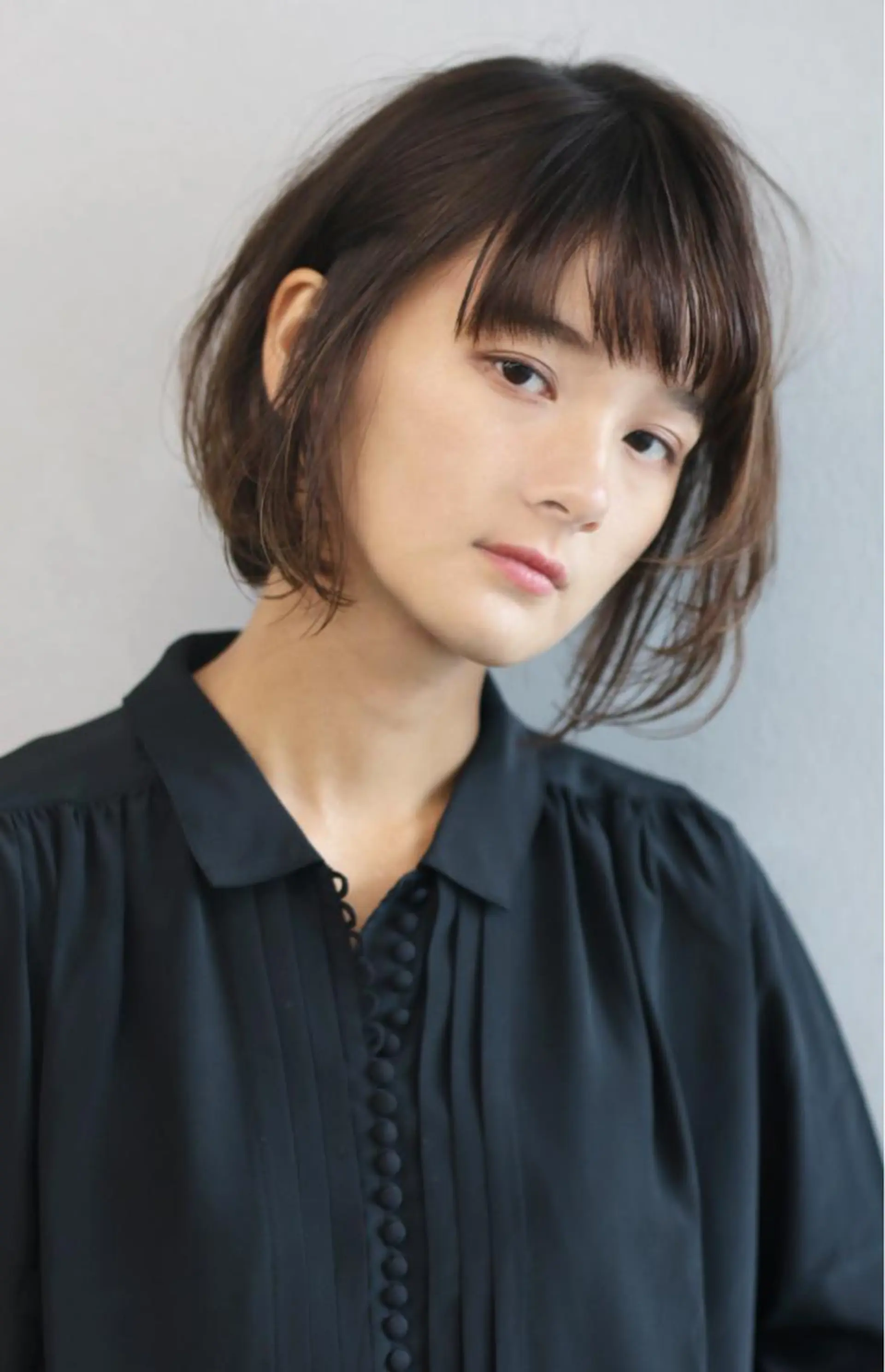 ショート カラー ボブ カット ヘアカラー トリートメント ボブ/ショート/ 白髪染め/メンズ葛西のヘアスタイル
