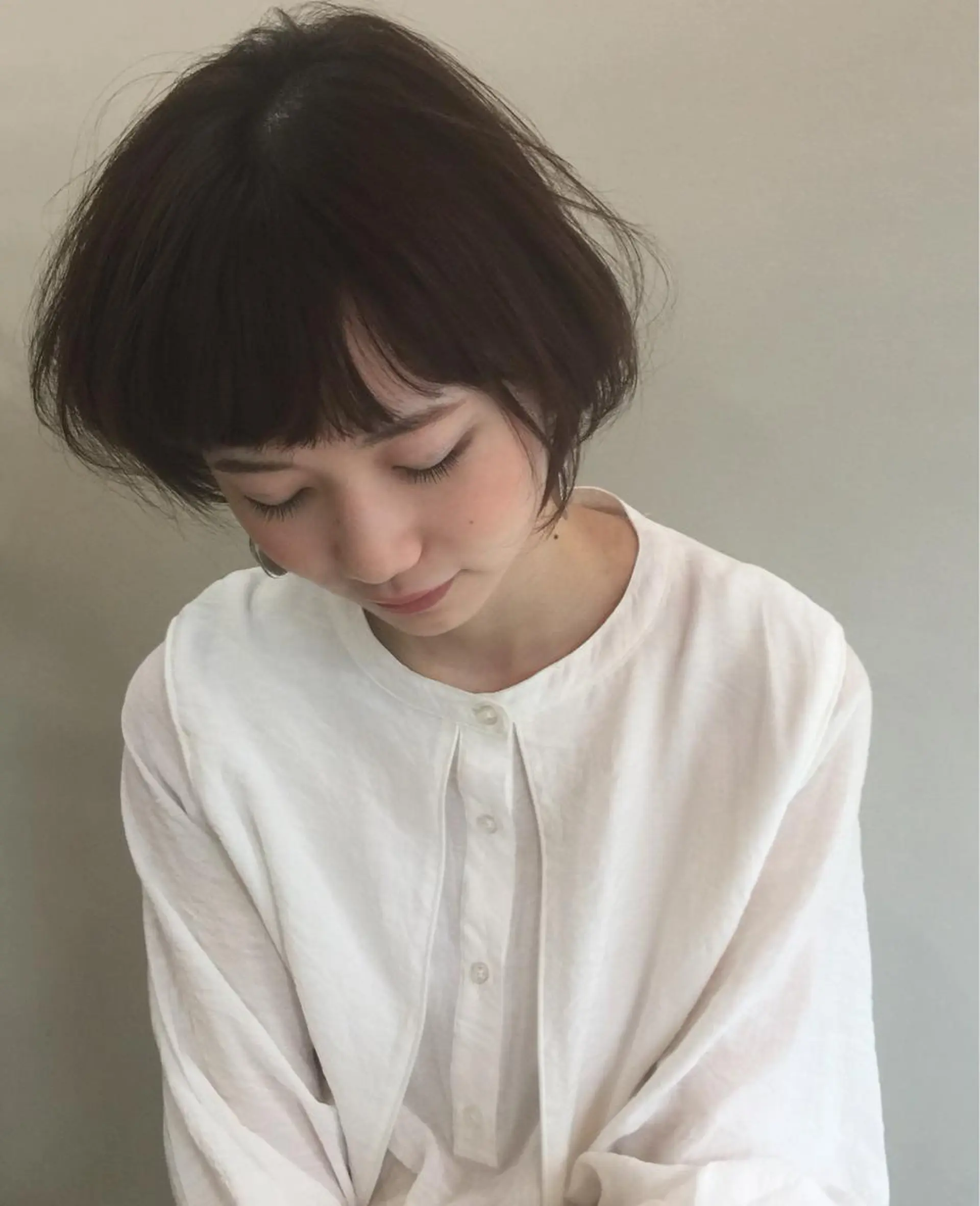 ショート カラー ショートボブ ボブ ショートヘア ＢＯＵＱＵＥＴ外苑前所属・西川 麻衣子のヘアスタイル