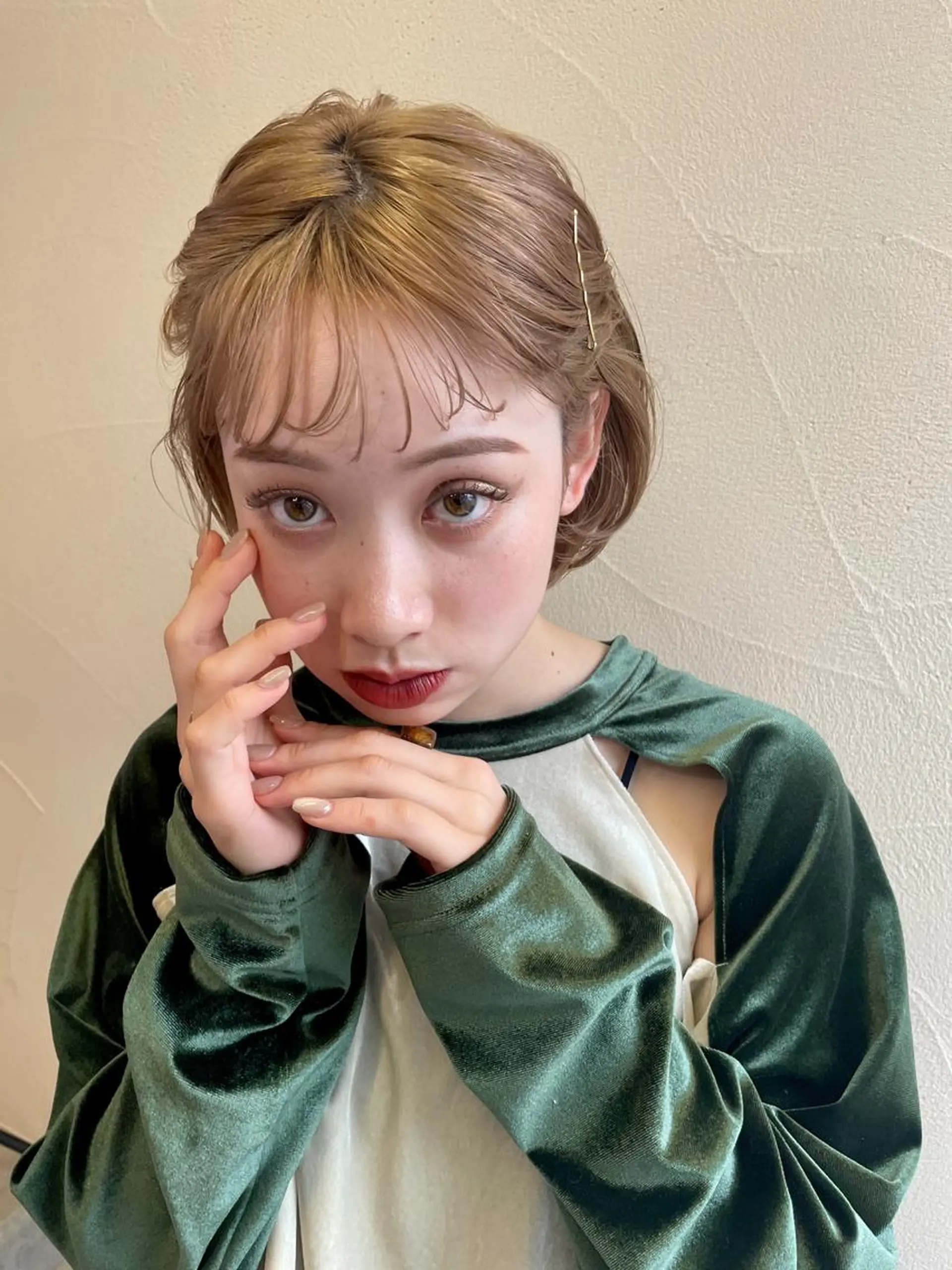 ミディアム カラー 韓国風ヘア ヘアカラー ヘアセット Masena所属・💎韓国風レイヤー /ボブ💎Namiのヘアスタイル