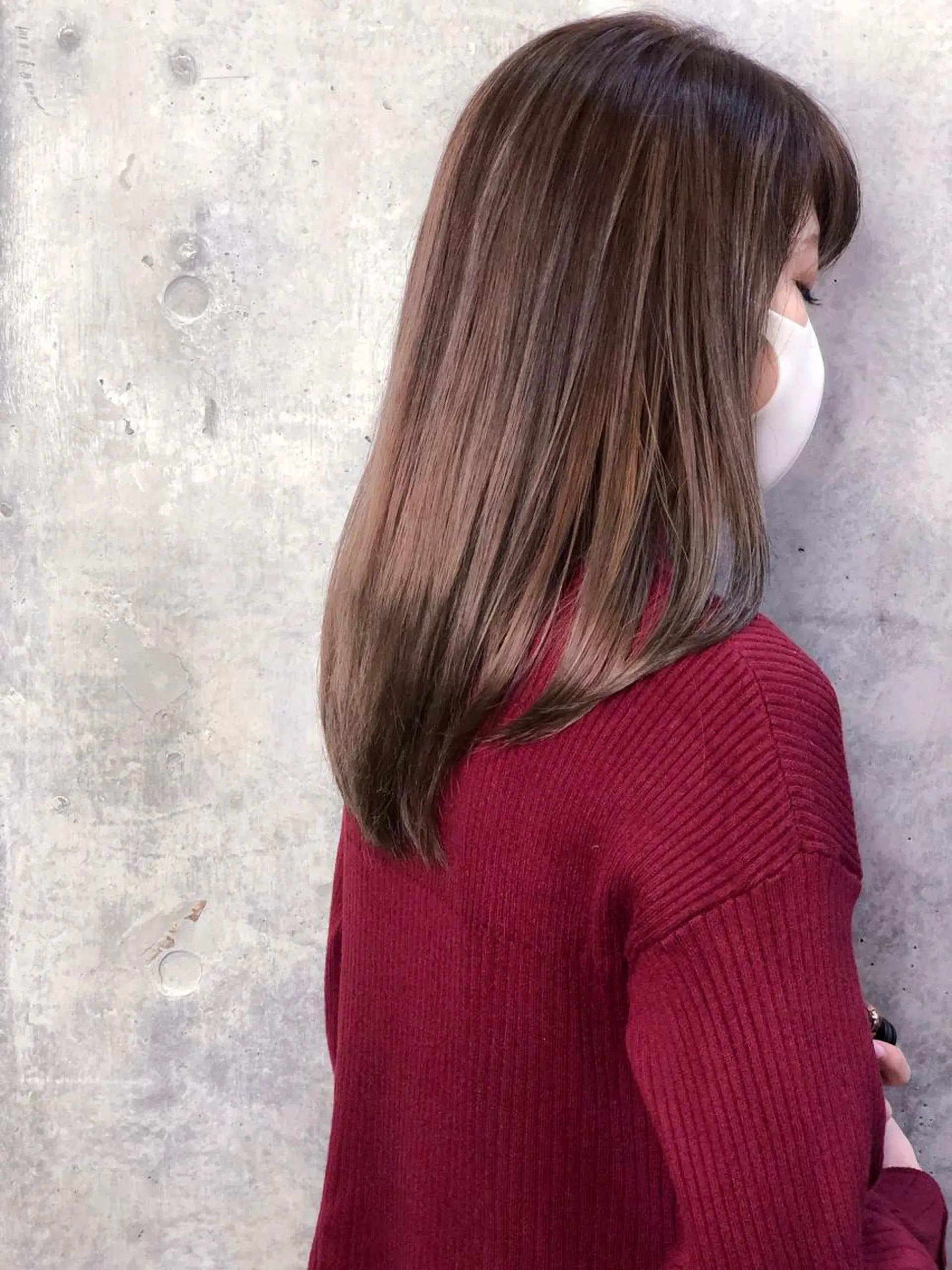 ミディアム カラー ヘアカラー トリートメント 【雰囲気ﾍｱ☺︎】 岩井隼人のヘアスタイル