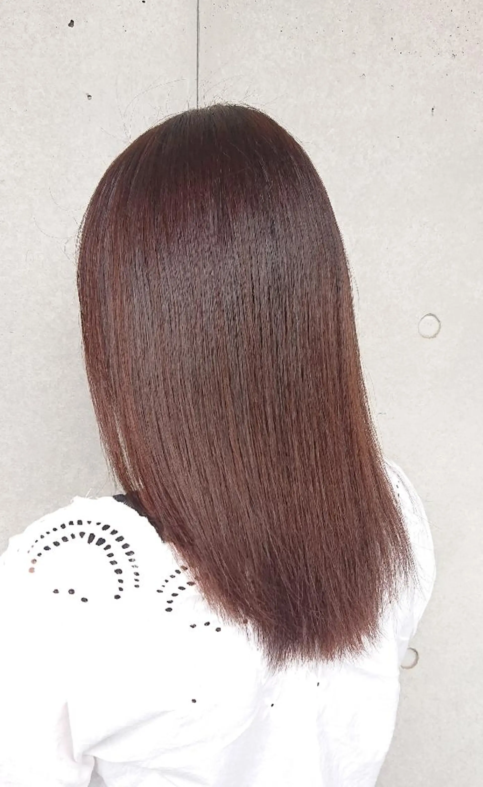 セミロング パーマ 縮毛矯正 宮本 秀人のヘアスタイル