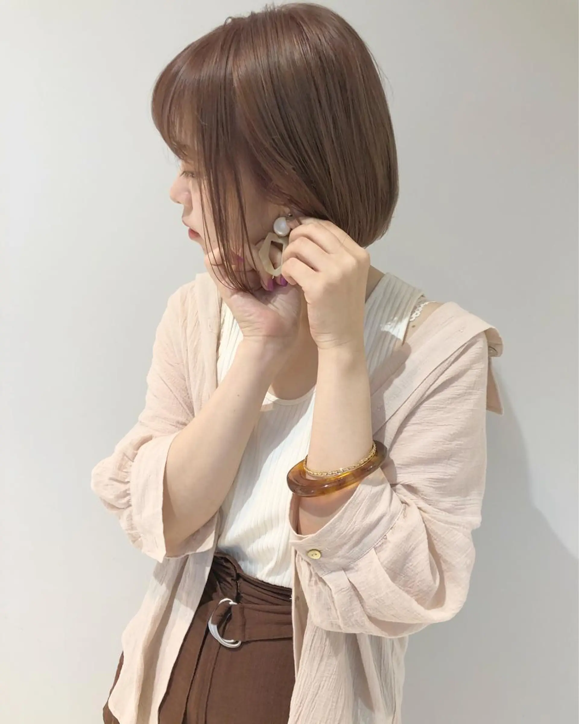 ショート カラー カット ヘアカラー ❤️ダブルカラー 髪質改善❤️SAYAのヘアスタイル