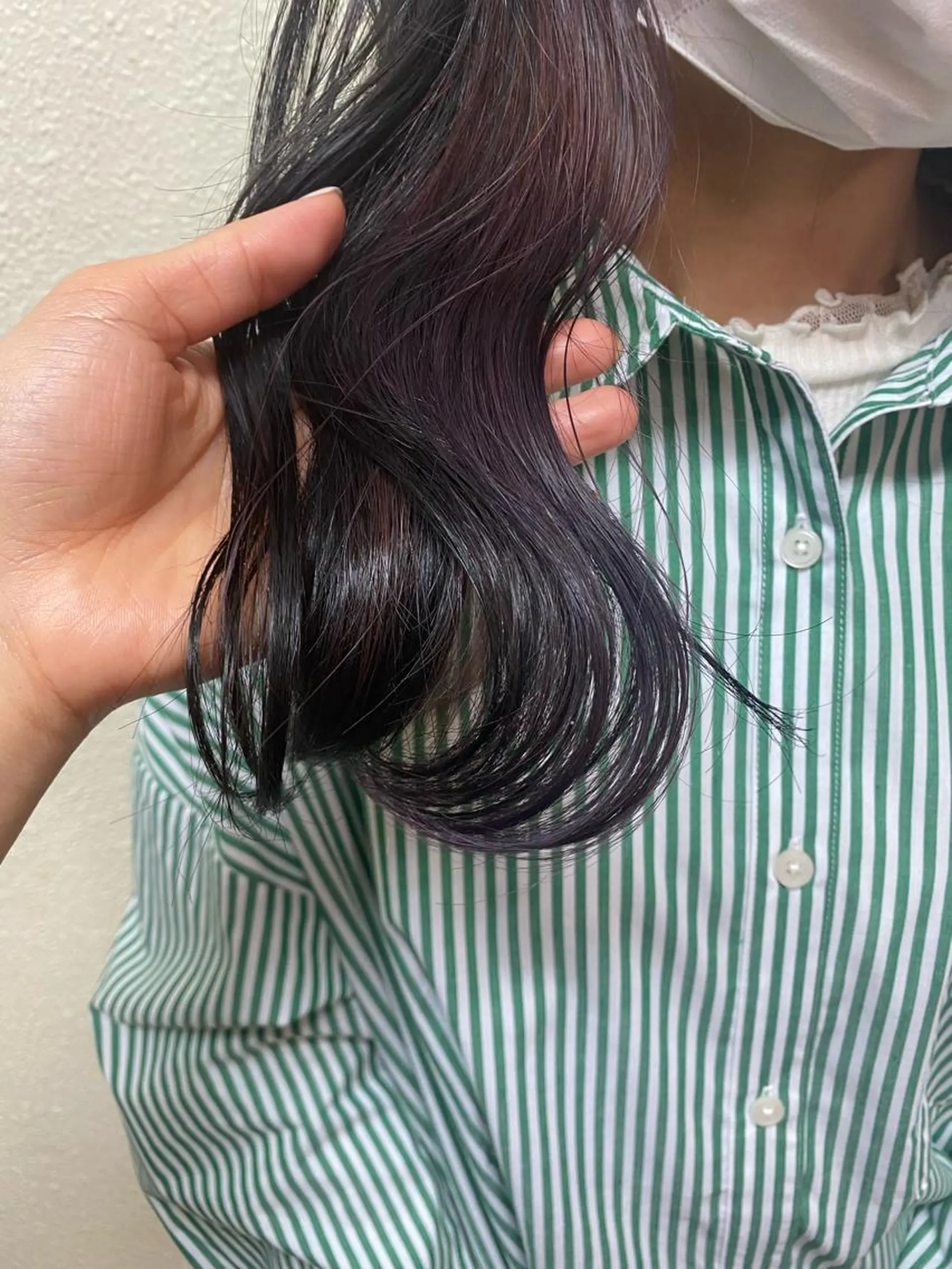セミロング カラー カット ヘアカラー トリートメント ikeda shioriのヘアスタイル
