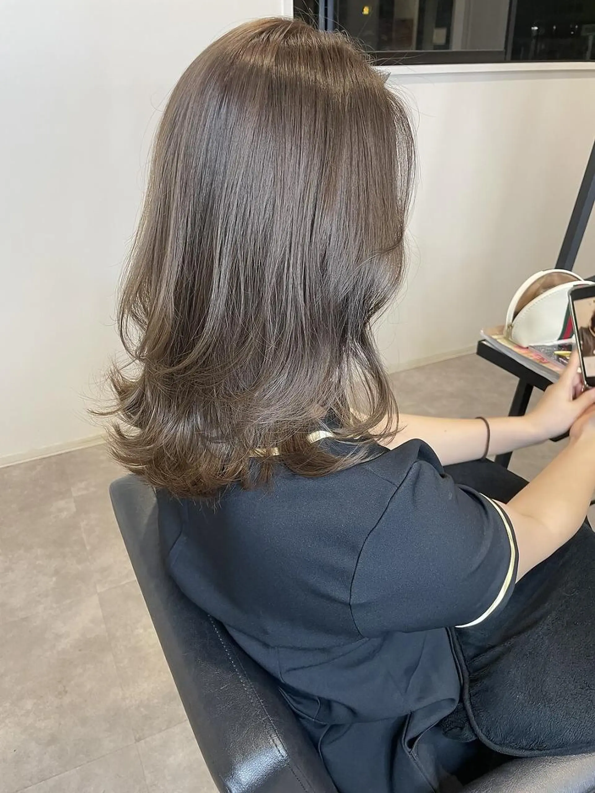 カラー ブリーチ ダブルカラー ブリーチなしカラー 米倉 一輝のヘアスタイル