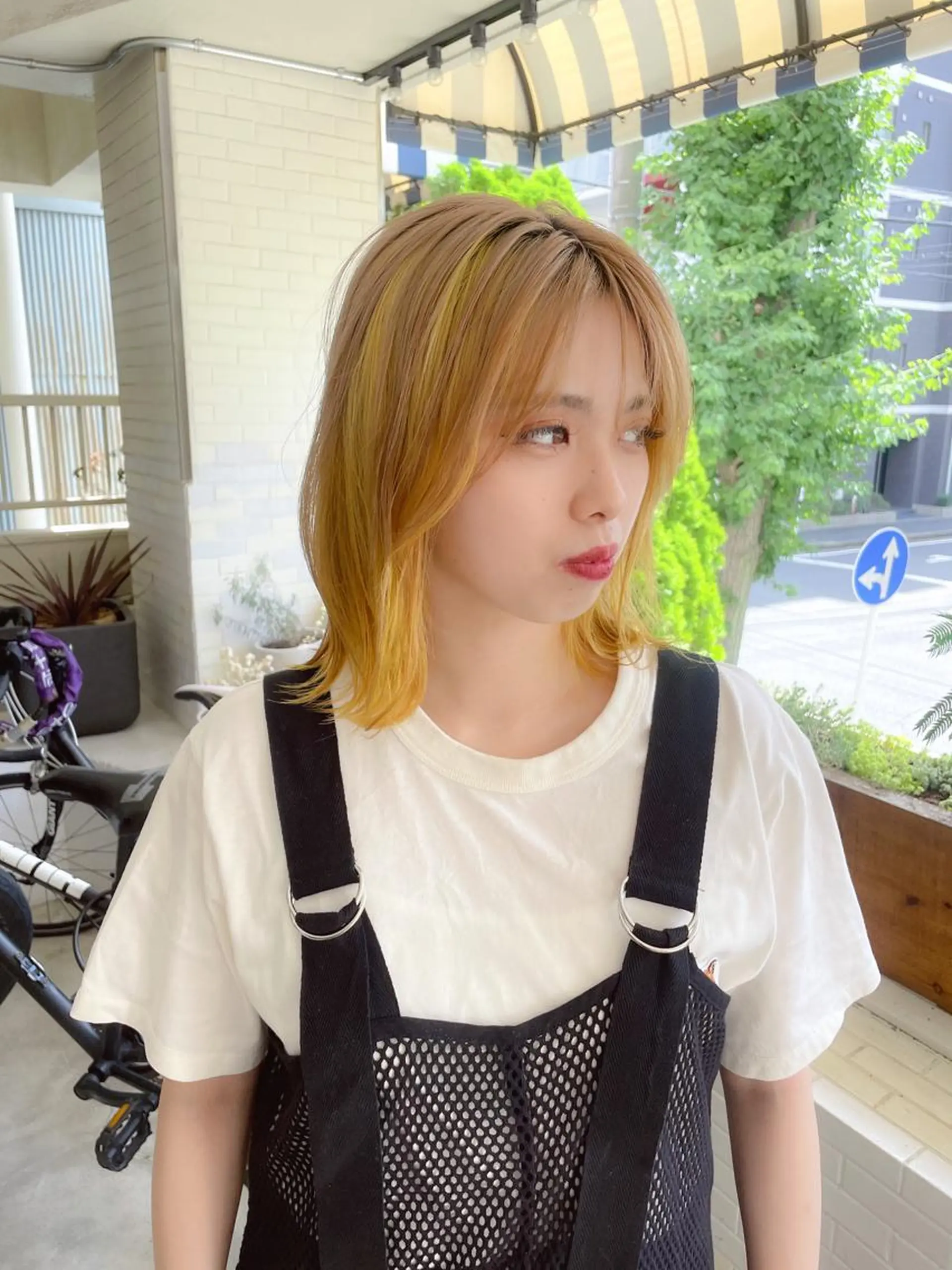 ミディアム COMILE 🌼 SUZUKAのヘアスタイル