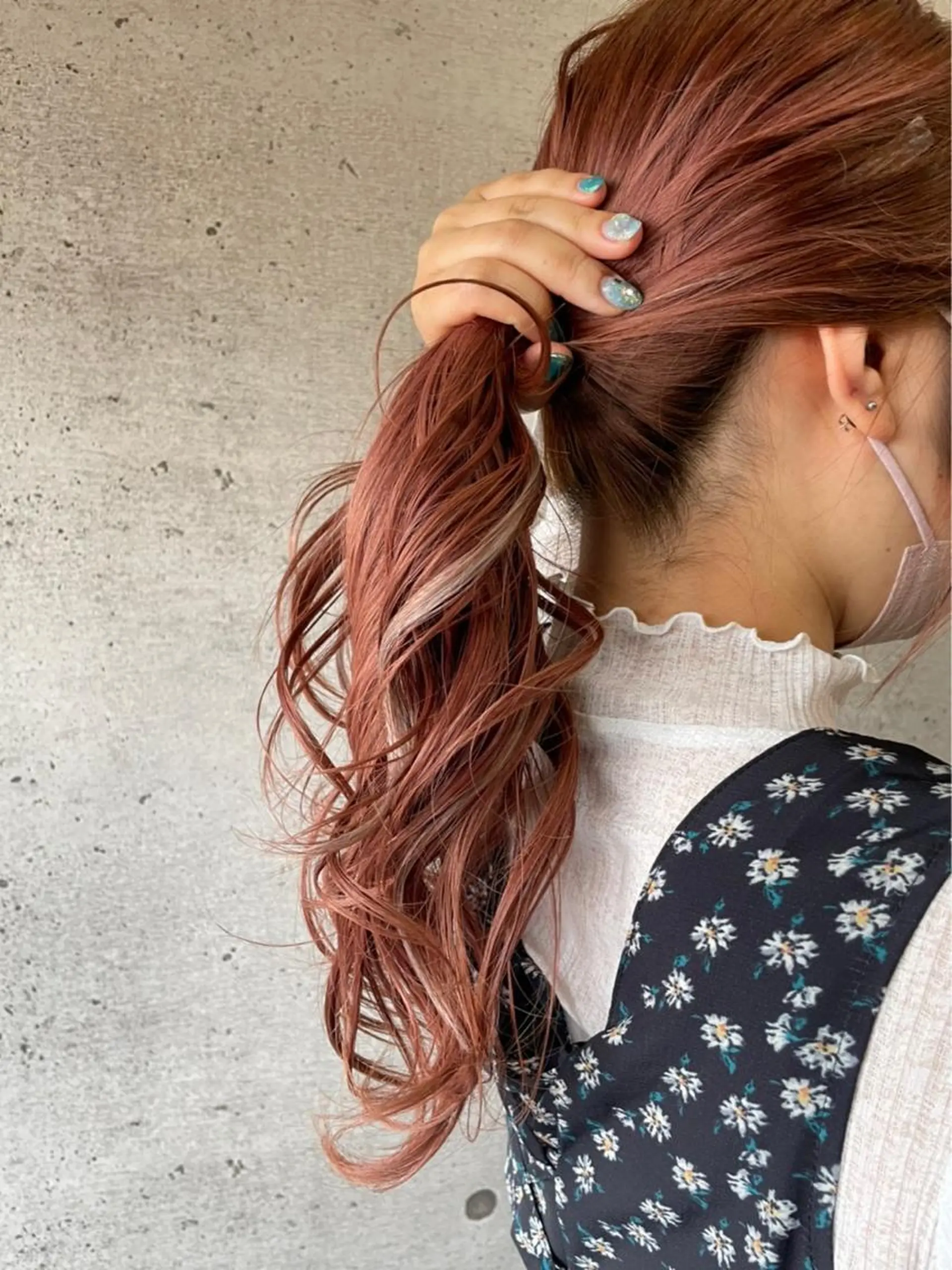 ロング カラー ベージュカラー インナーカラー ピンクカラー ピンクベージュ ヘアカラー トリートメント Day&Night 粋所属・【天神／大名】 Honoka．のヘアスタイル