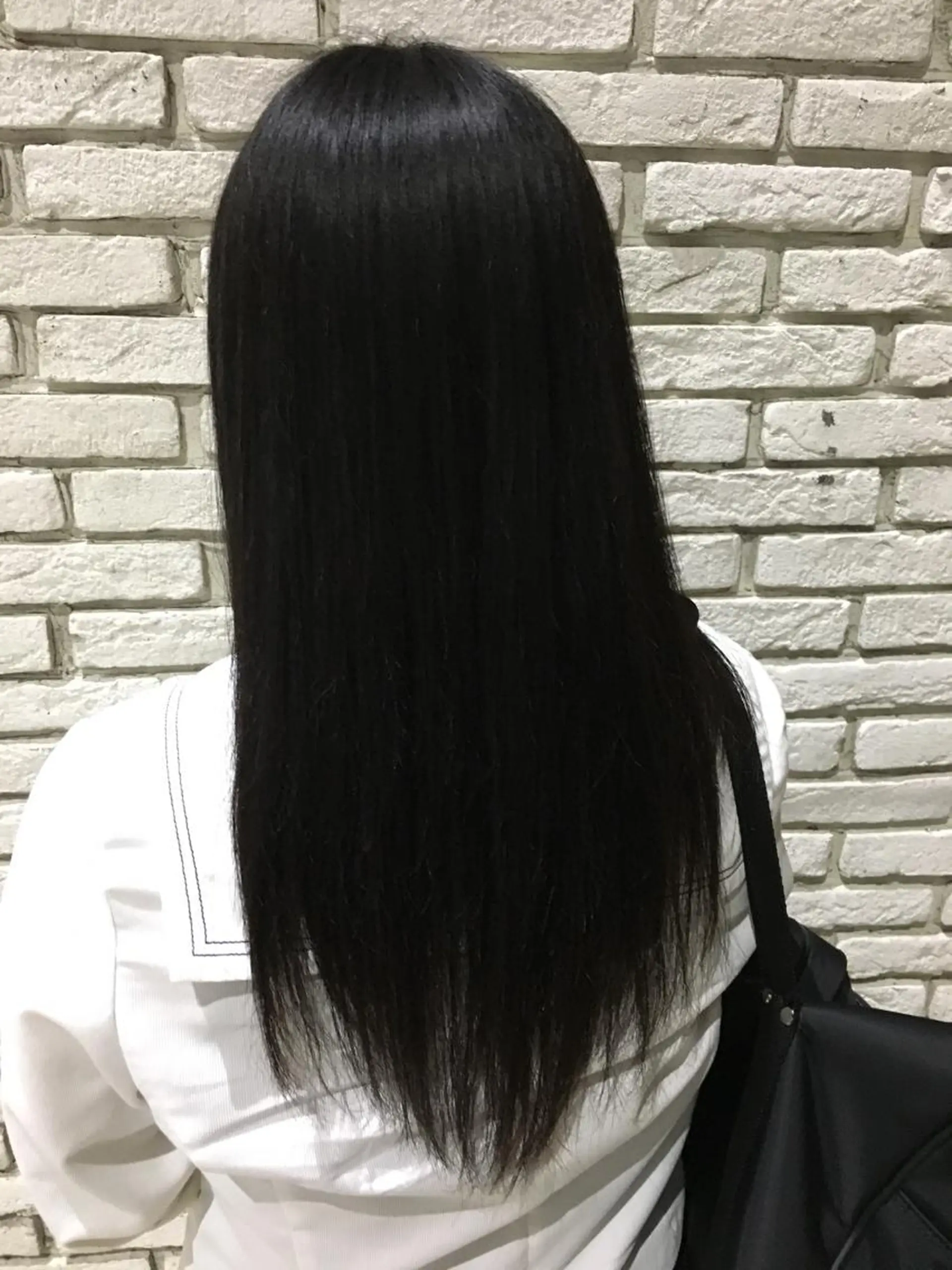 ロング パーマ ストレートパーマ Lapel green所属・Lapelgreen 森町 / AOIのヘアスタイル