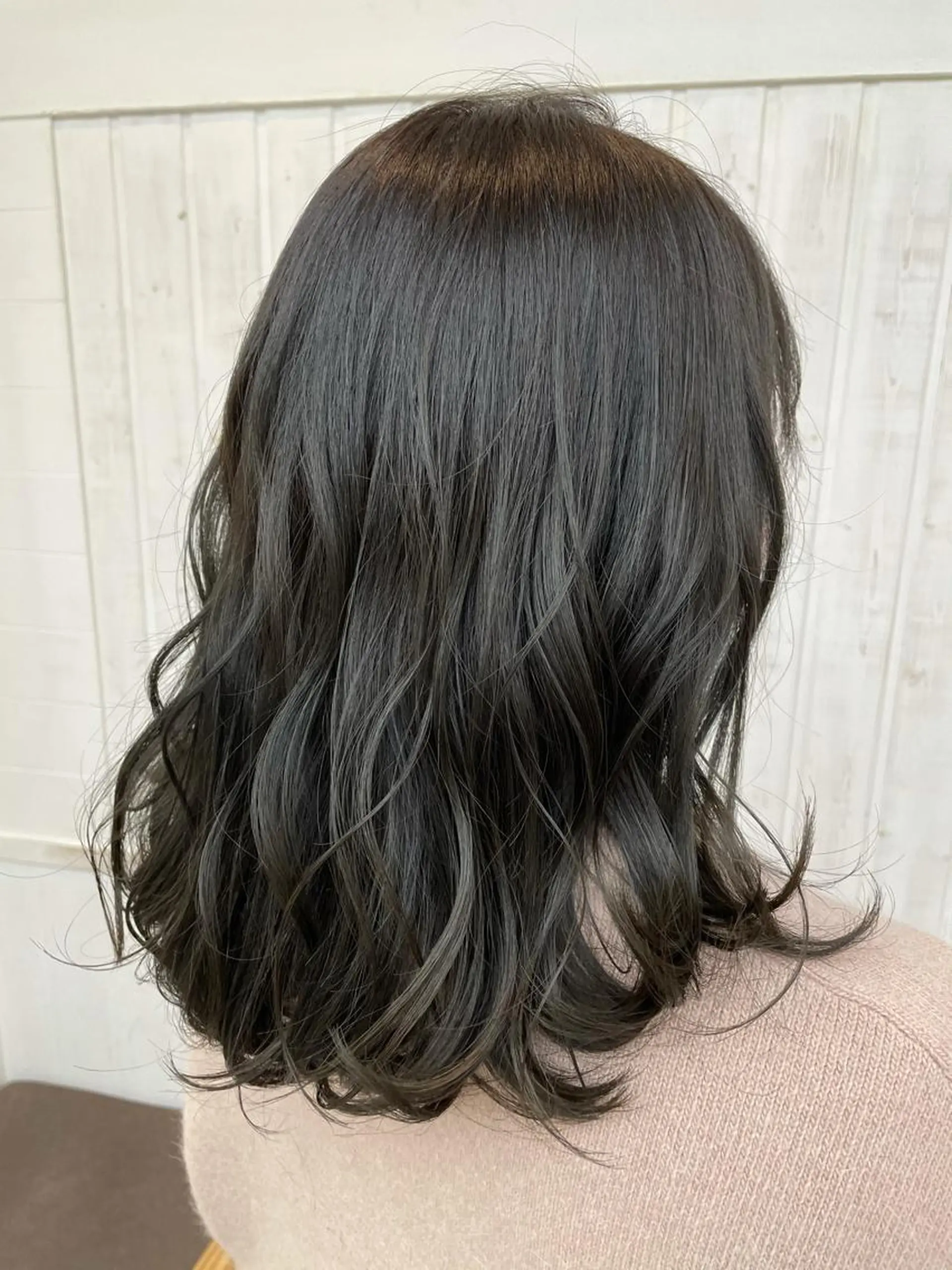 ミディアム カラー カット ヘアカラー トリートメント 前髪顔周り✂️店長 ❤️アマミヤ❤️のヘアスタイル