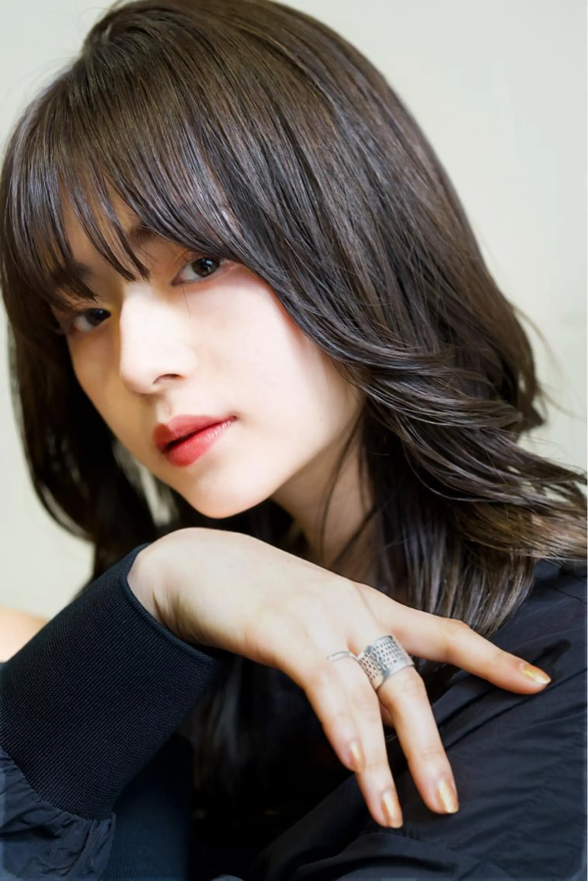 セミロング LABO Tokyo所属・美髪改善ストレート/ 植村友哉のヘアスタイル
