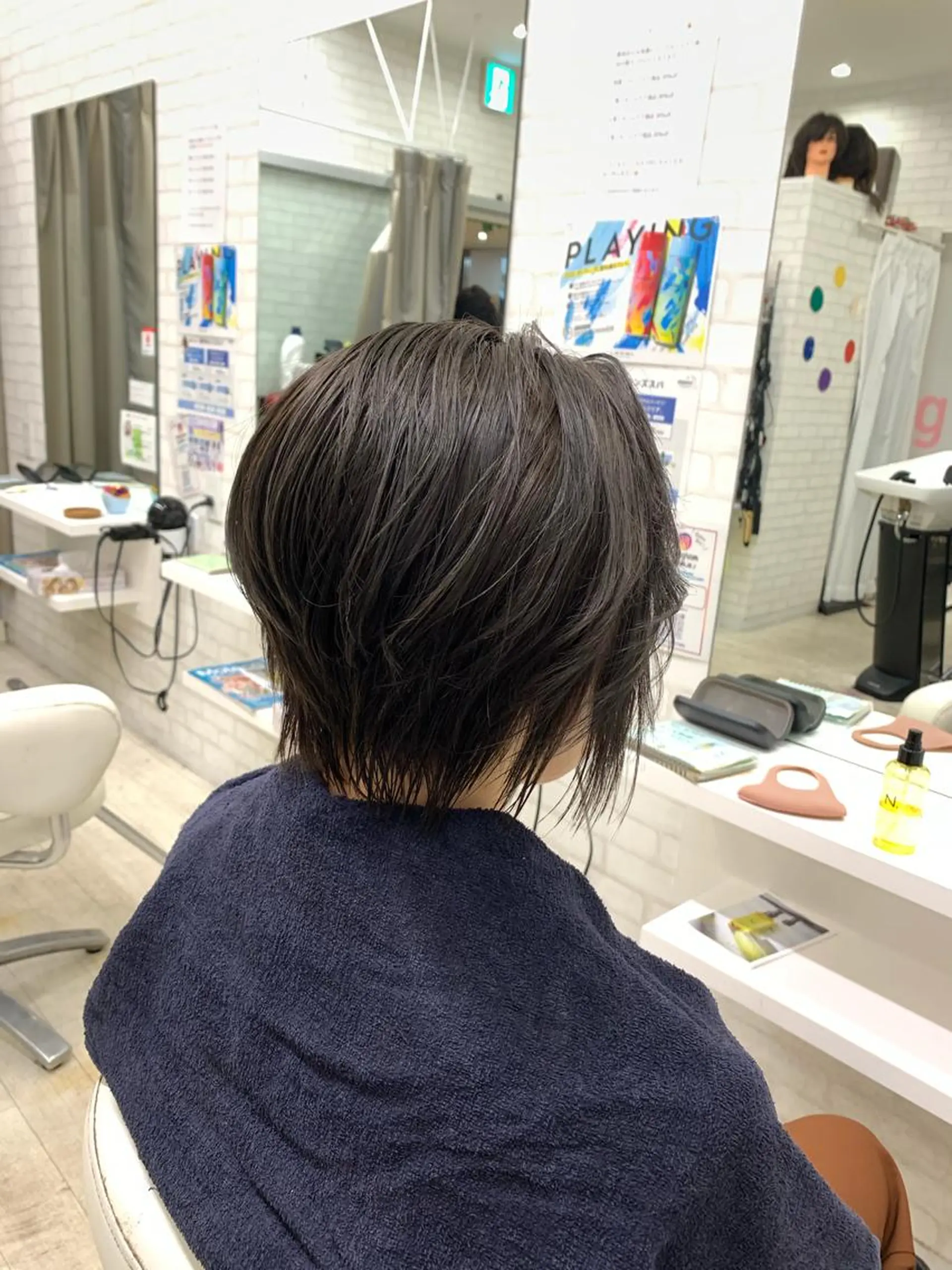 ショート カラー 大橋 一智のヘアスタイル
