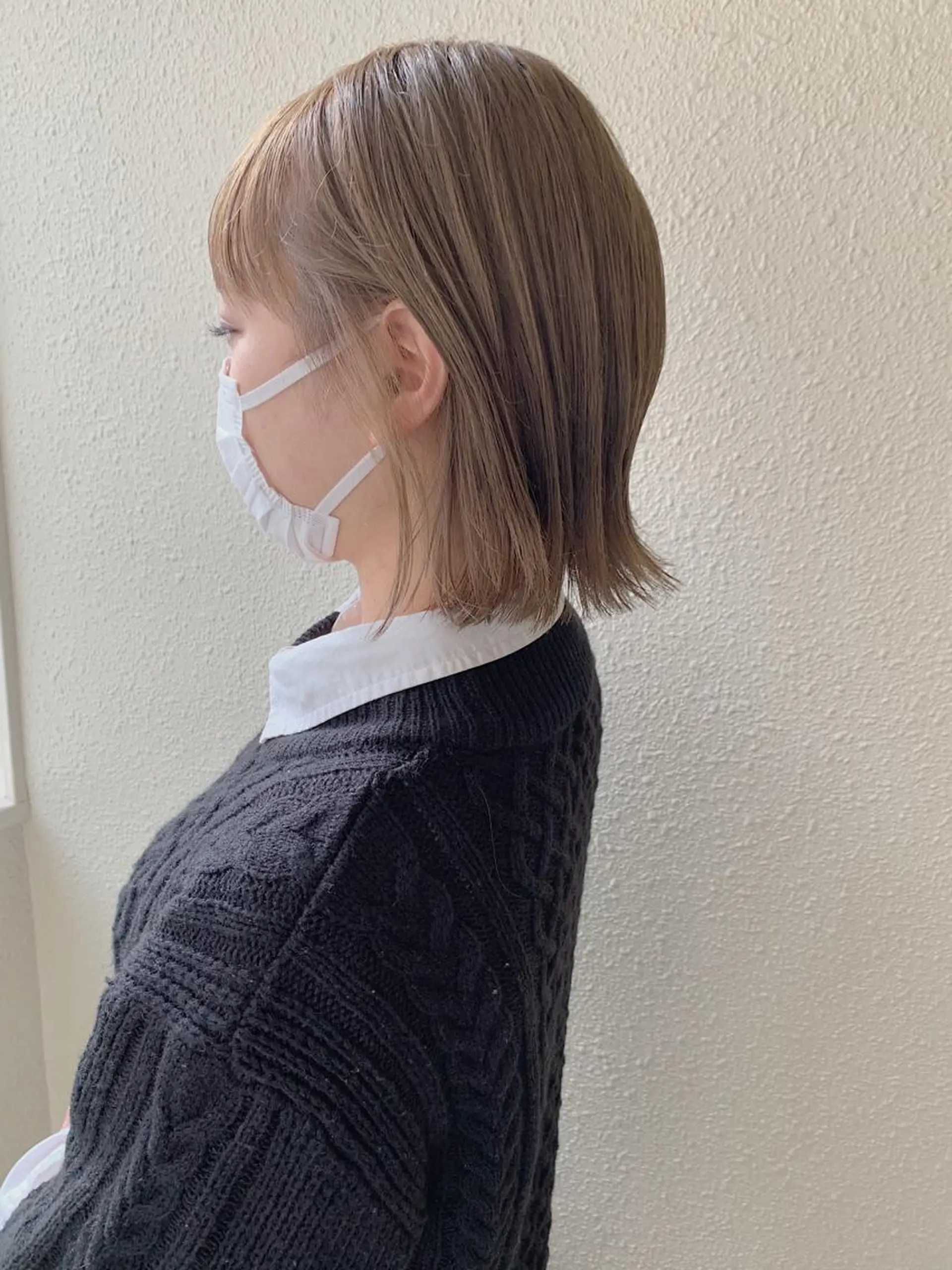 ショート カラー ヘアカラー すぎもと さき⚡️ 朝ラク・*パーマのヘアスタイル