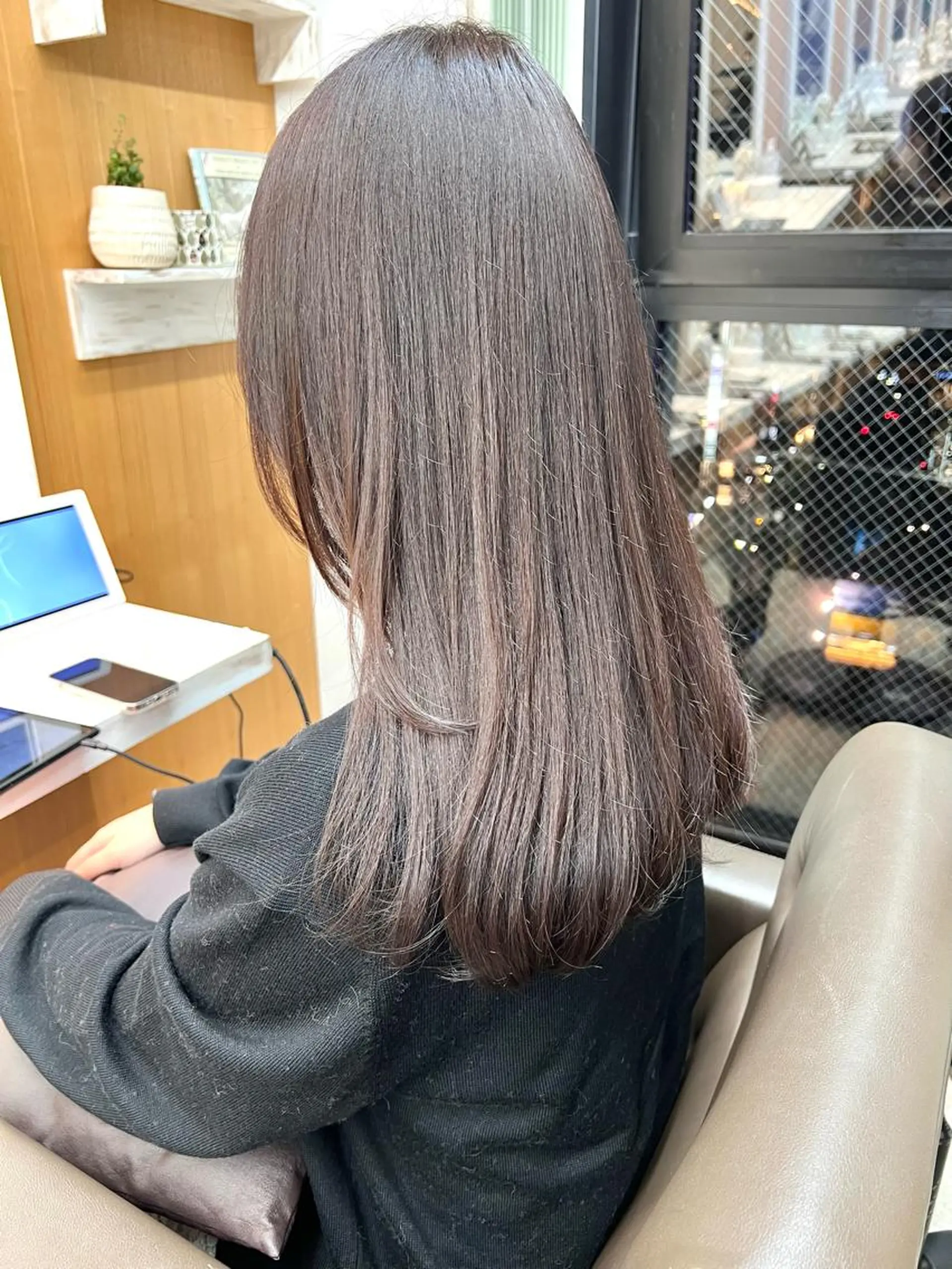 セミロング カラー カット ヘアカラー トリートメント 透明感カラー ゆうだいのヘアスタイル