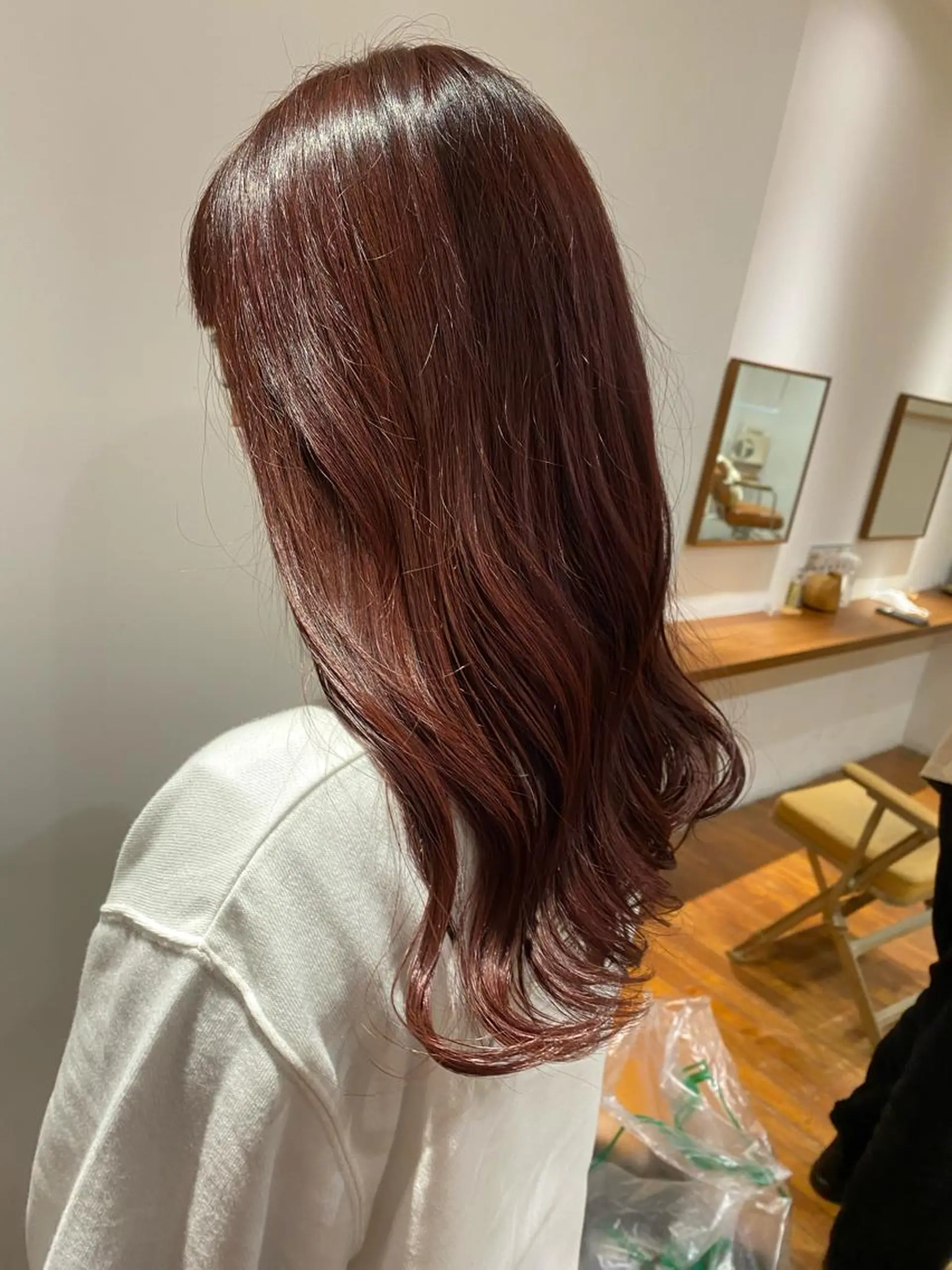 ロング カラー カシス ピンクカラー Lomalia 🤍🫧/makoのヘアスタイル