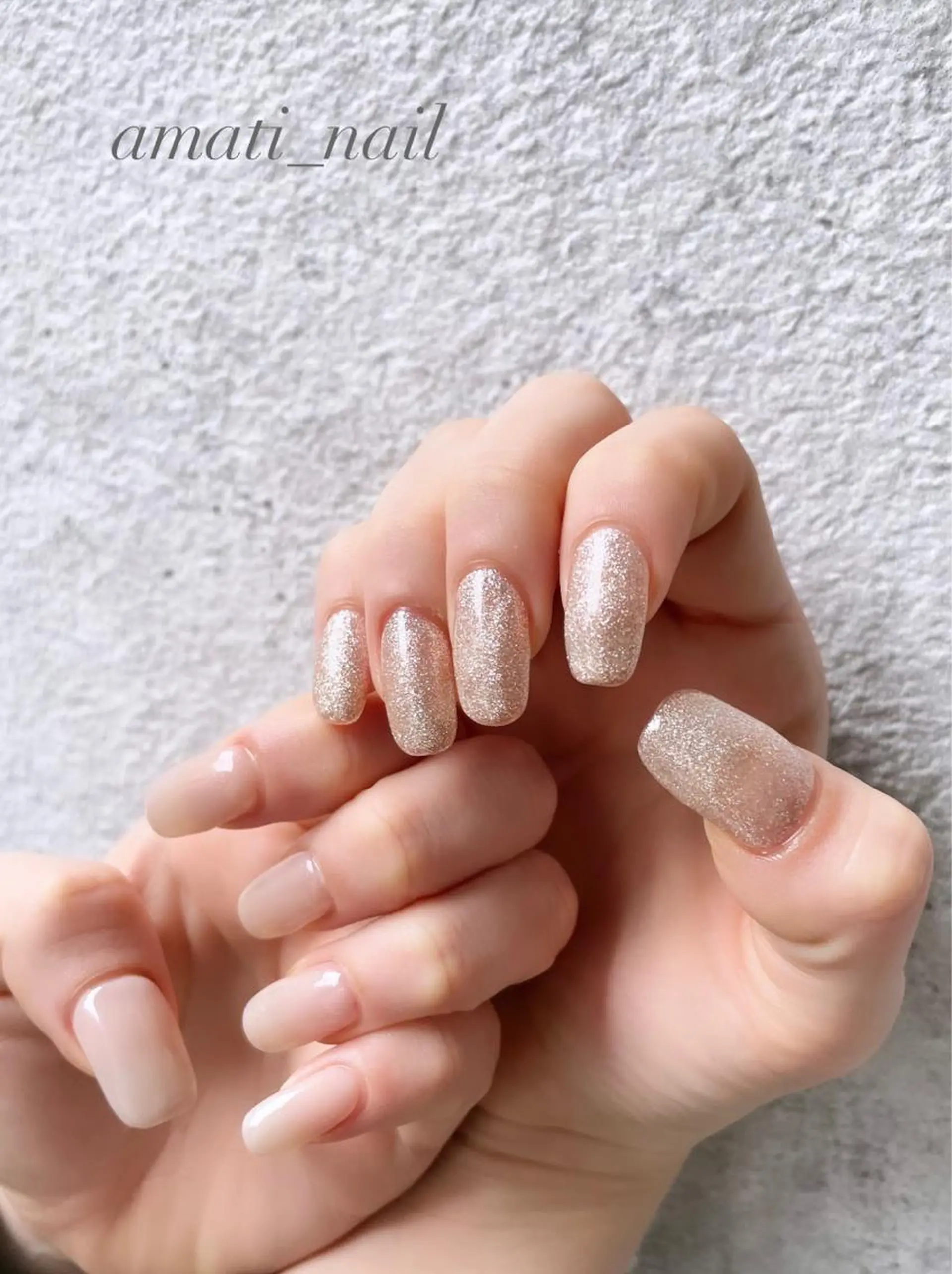 ネイル 入学式 フットネイル ジェルネイル グラデーション マグネットネイル ハンドネイル amati_nail TAKAKOのネイルデザイン