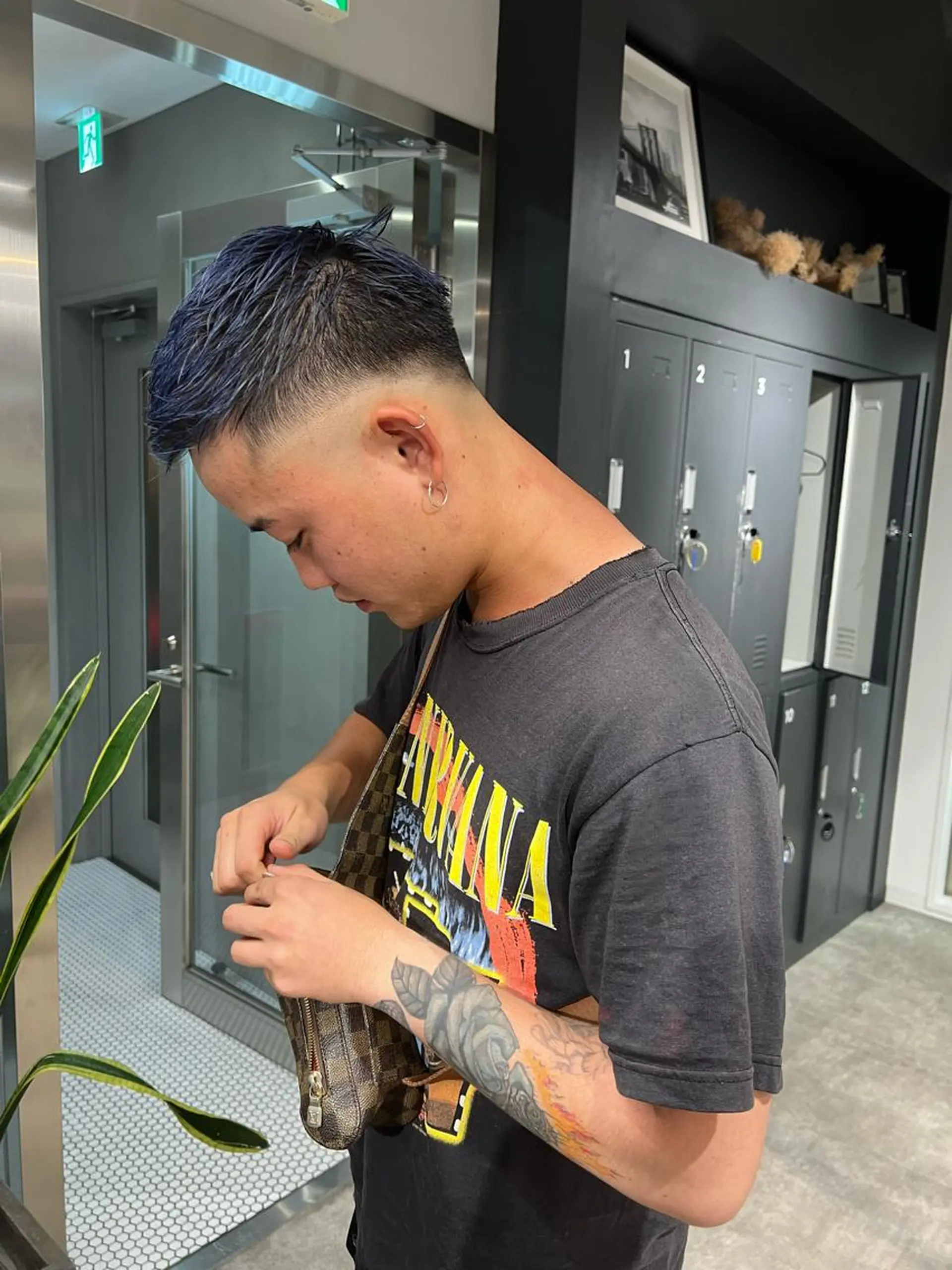 カラー メンズ nishido ハイライト/メンズのヘアスタイル