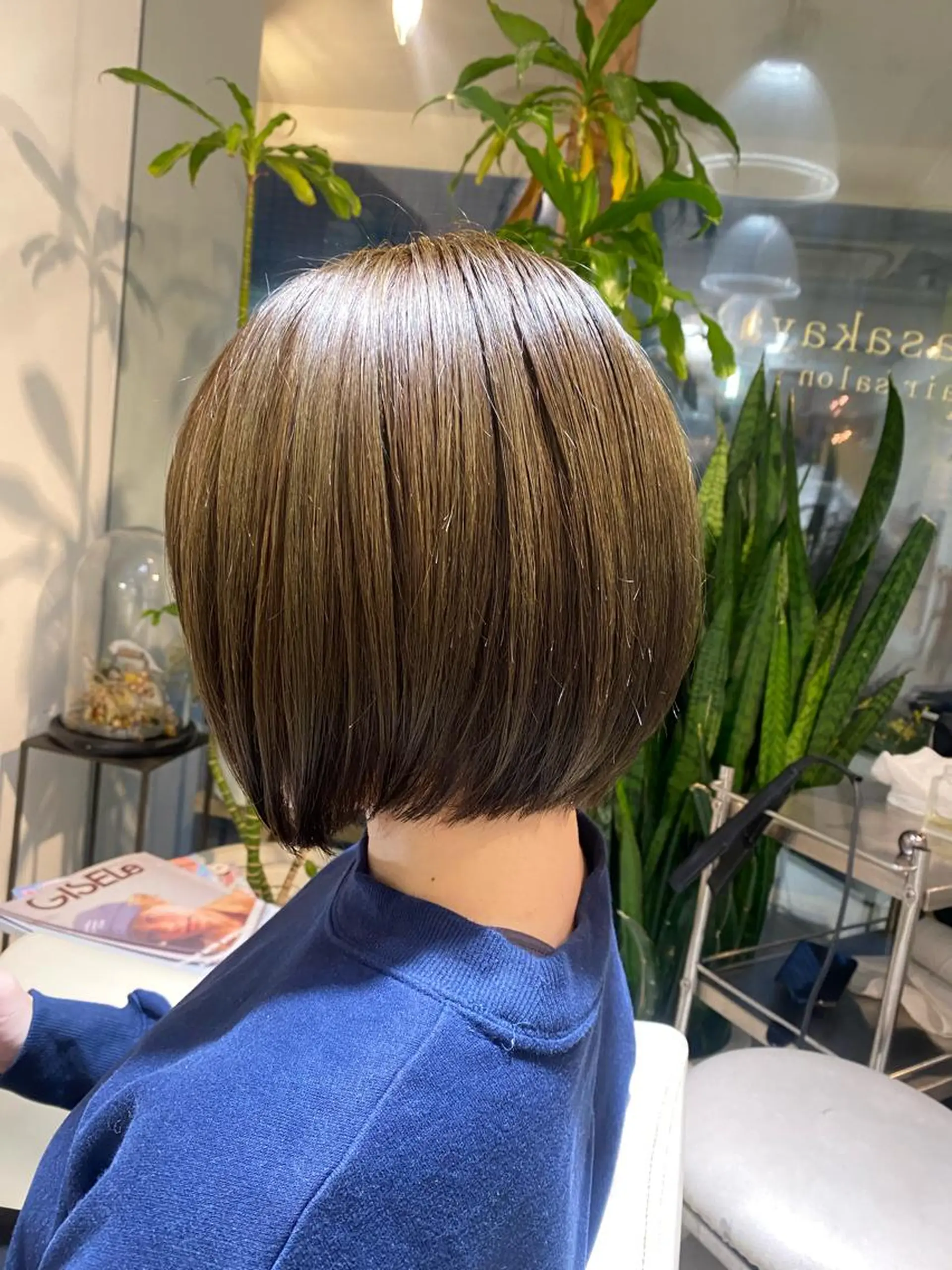 ショート カラー ヘアカラー 安永 涼のヘアスタイル