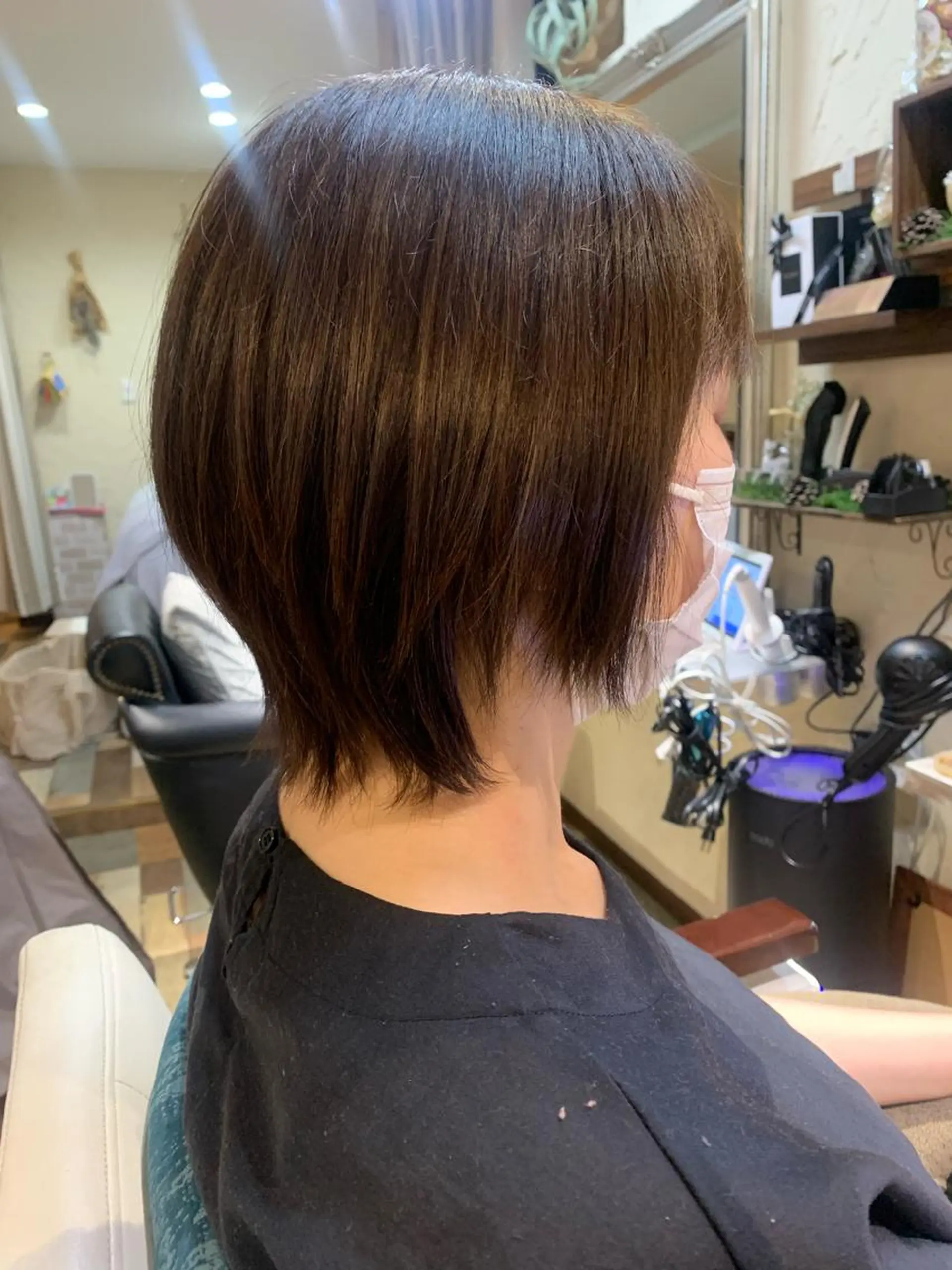 ショート カット ヘアカラー 林 友美のヘアスタイル