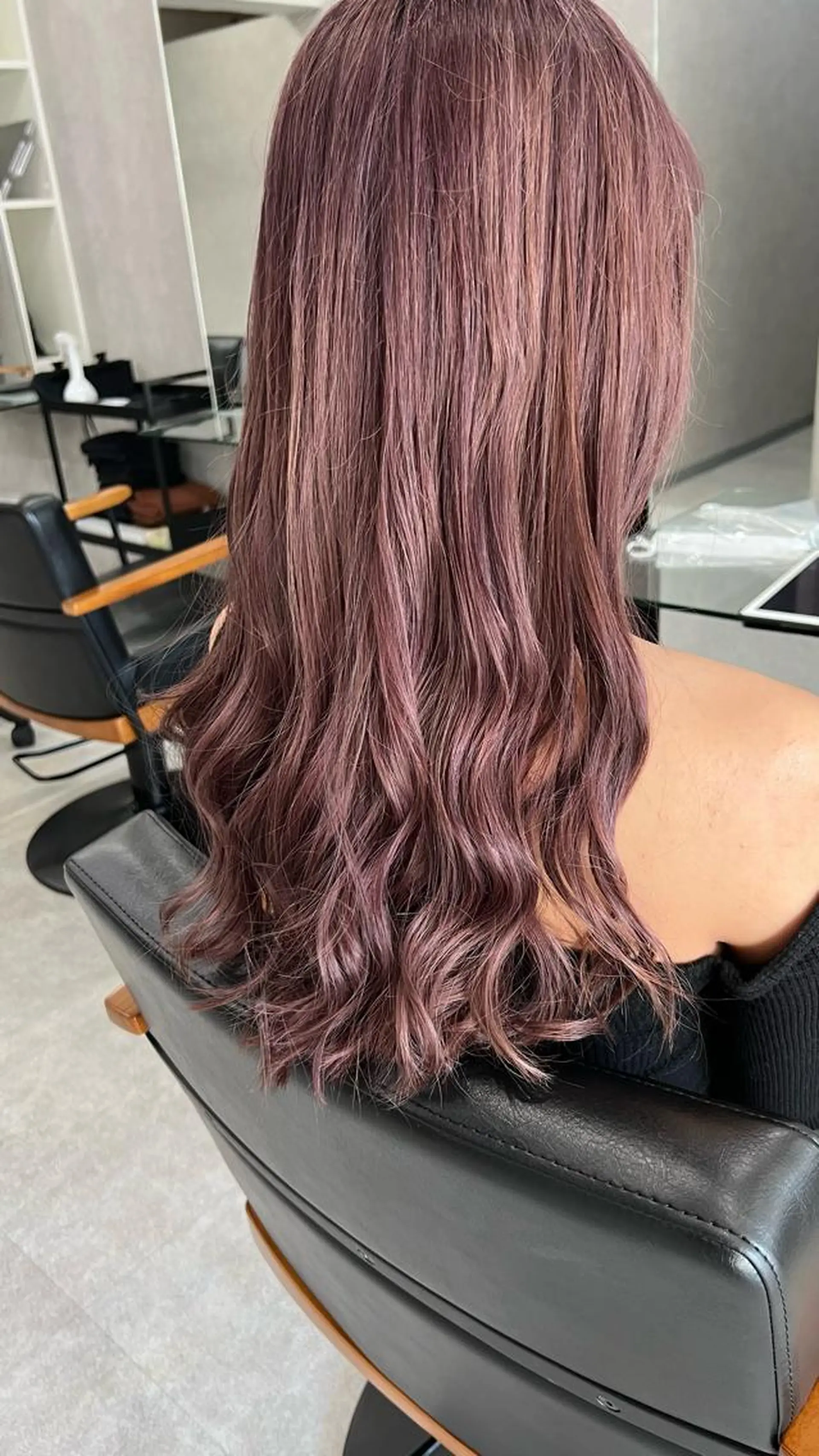 ロング カラー ベージュカラー ピンクカラー カット ヘアカラー トリートメント 🌈艶髪　矯正 川崎　海🌈のヘアスタイル