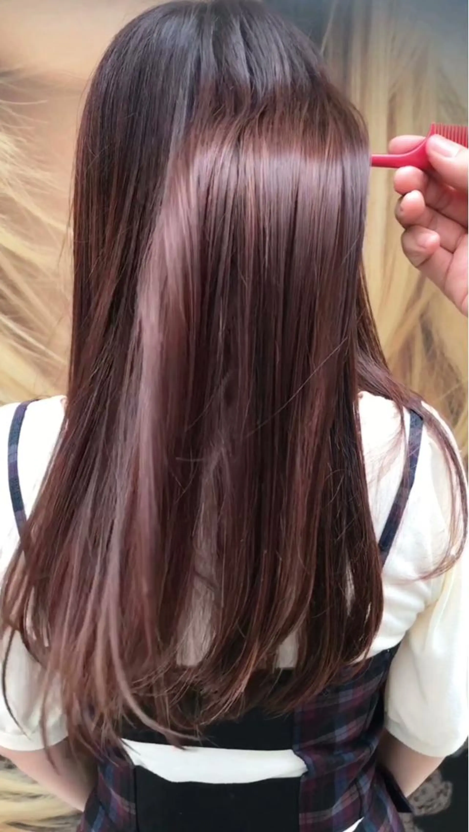 ロング カット ヘアカラー "オクムラ タクヤ"のヘアスタイル