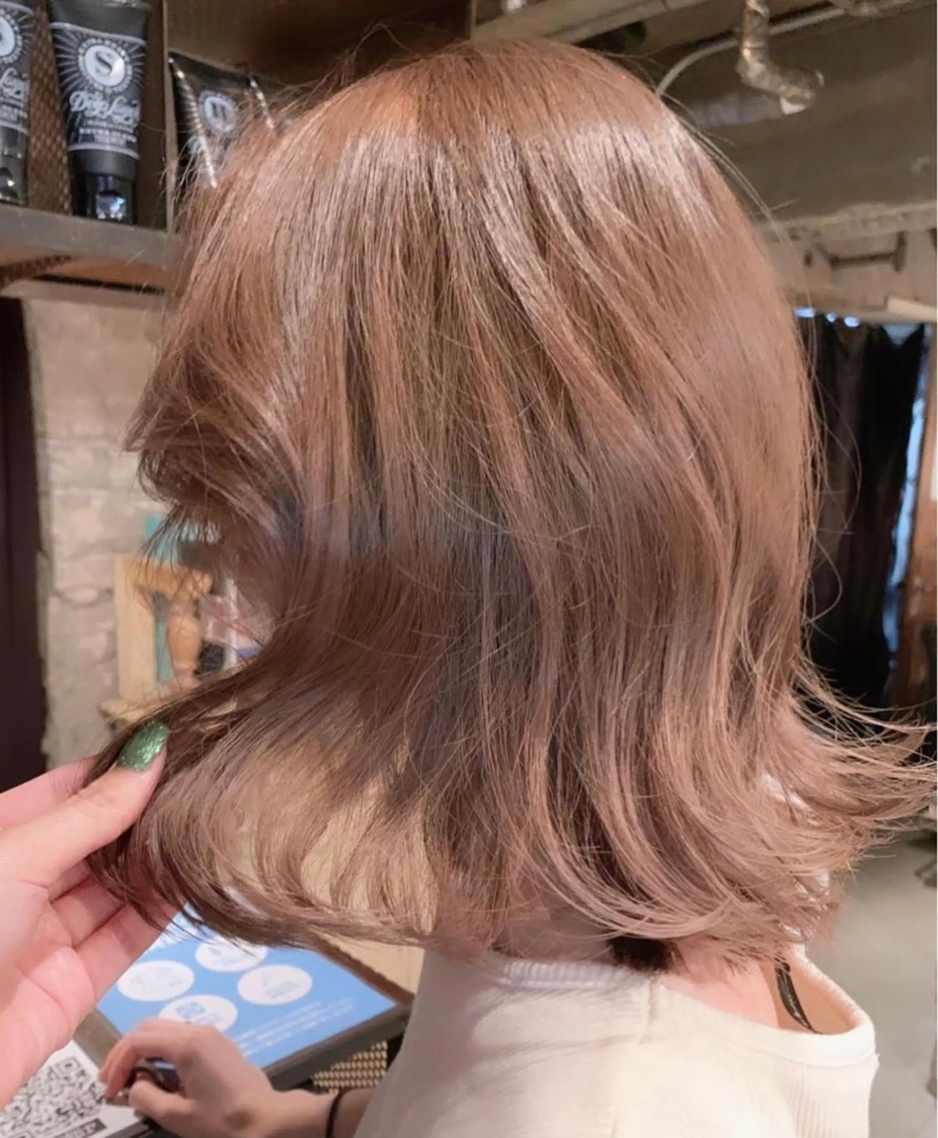 ミディアム カラー ヘアアレンジ カット ヘアカラー トリートメント botan🪽 ARISAのヘアスタイル