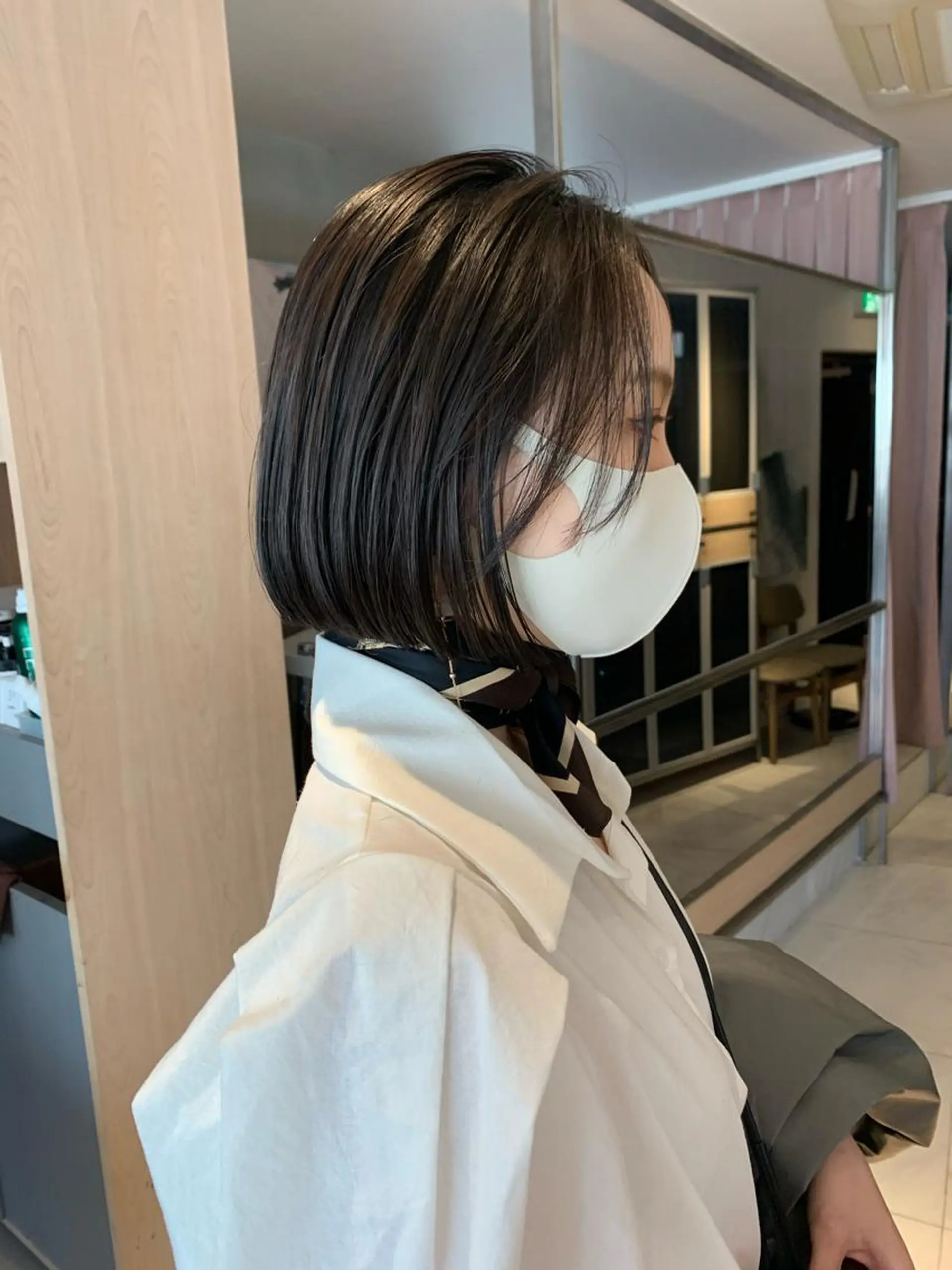 ショート カット ヘアカラー トリートメント 柔らか透け感カラー 🌿ムロヤリョウスケのヘアスタイル