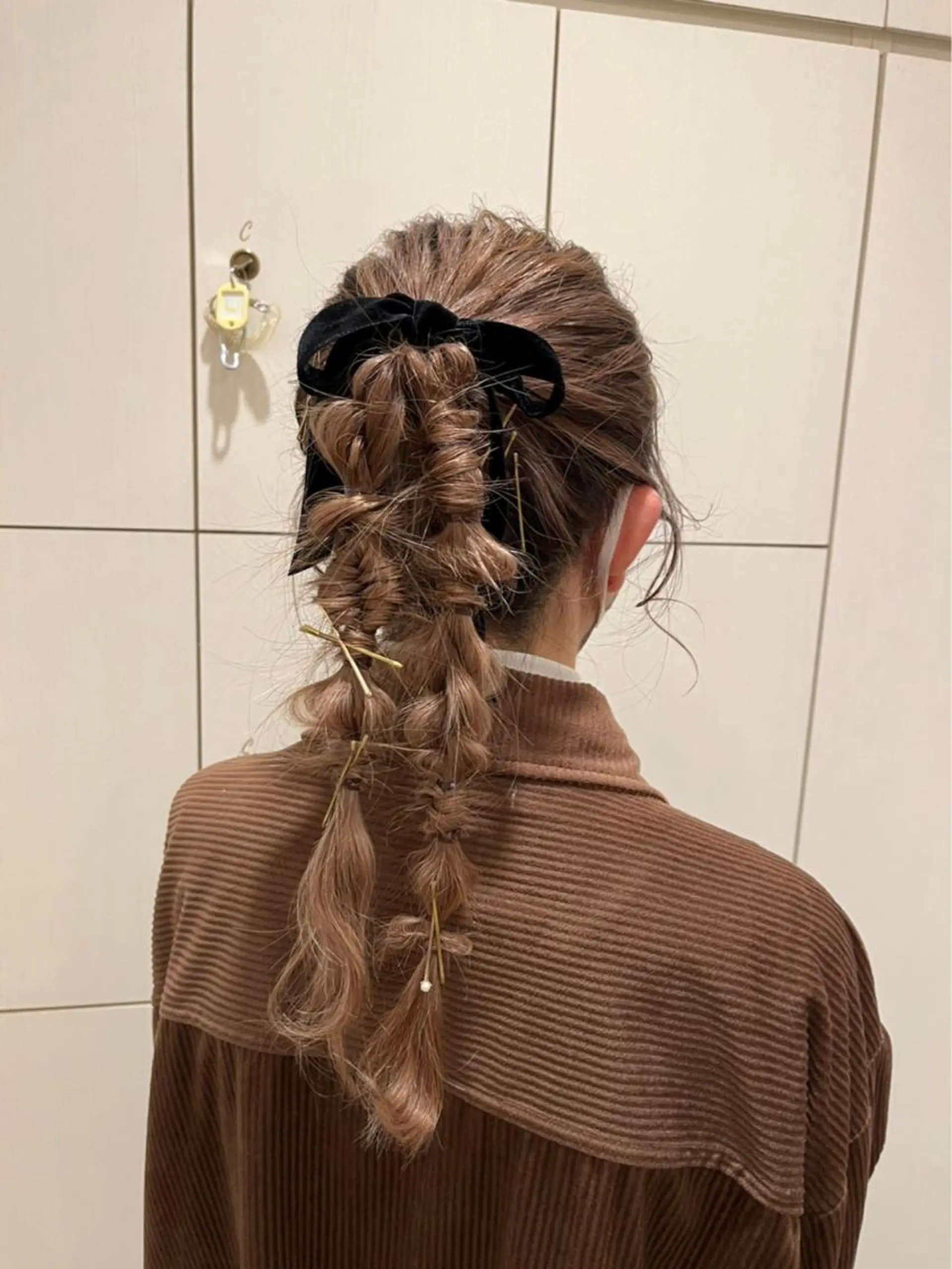 ロング ヘアアレンジ ヘアセット SALOWIN川崎WEST店所属・🌷川崎/アレンジ/ 暖色ボブ/コトネ🌷のヘアスタイル