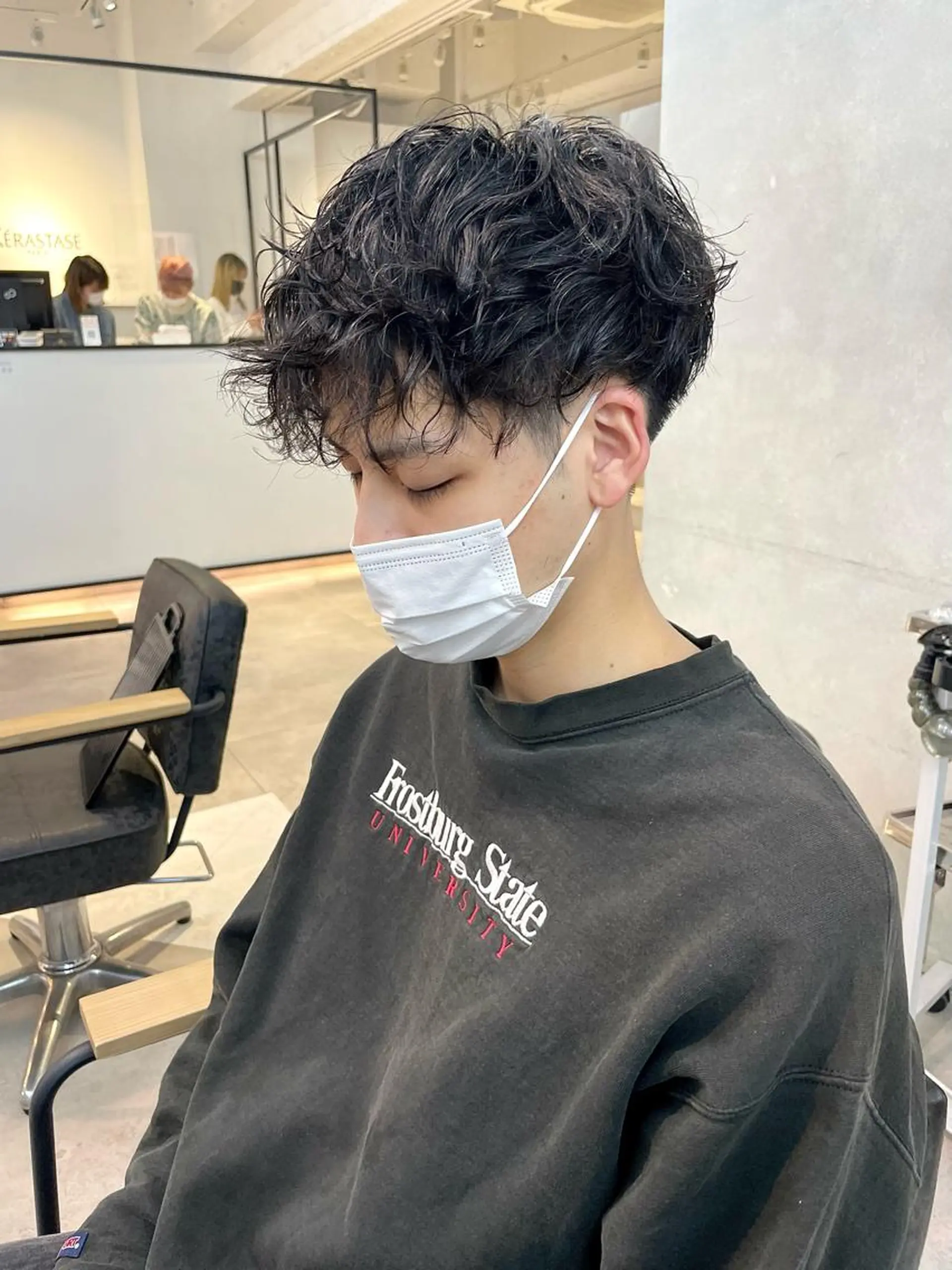 ショート パーマ メンズ 🇰🇷カルマパーマ kaito🇰🇷のヘアスタイル